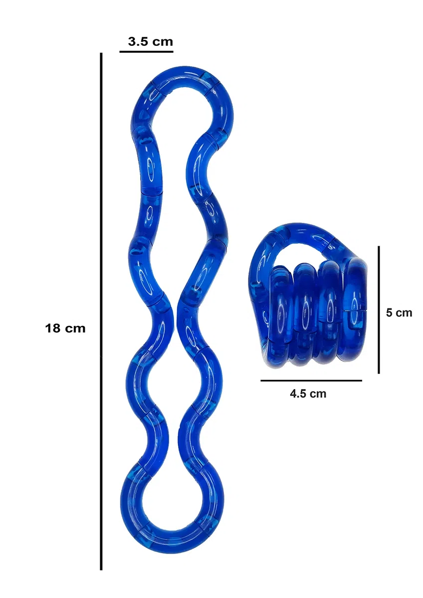 Tangle traslucido (blu)