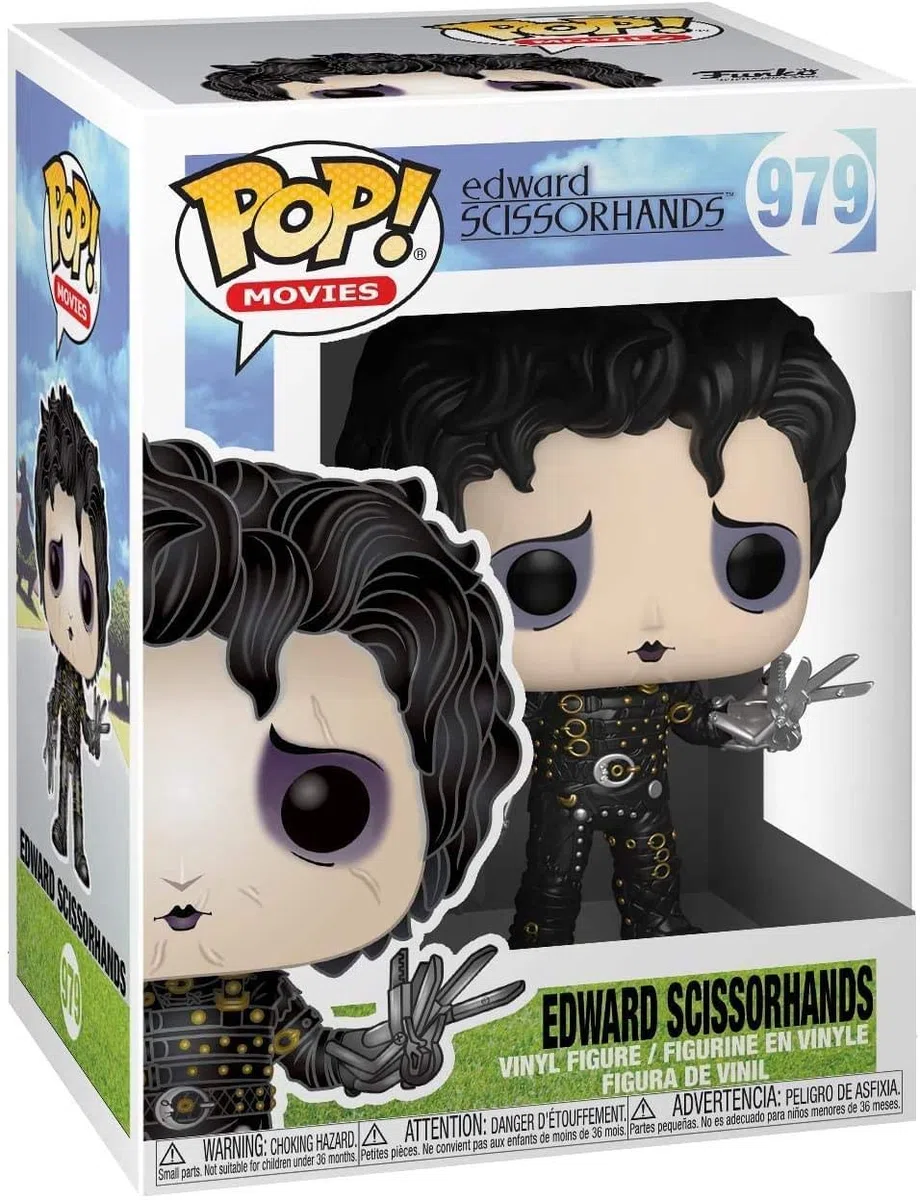 Funko Pop! Movies Edward Scissorhands - Figura in Vinile da Collezione - Idea Regalo - Merchandising Ufficiale - Giocattoli per Bambini e Adulti - Movies Fans - Figura da Collezione e da Esposizione