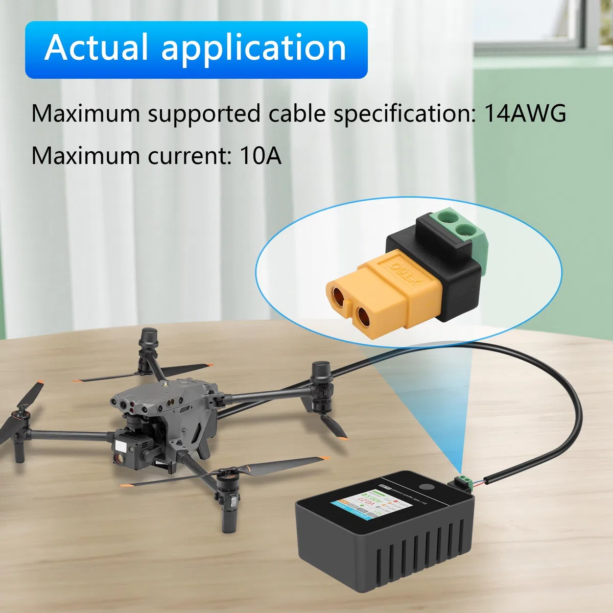 GINTOOYUN 4 pezzi XT60 a 2 pin morsetto a vite senza saldatura adattatore XT60 femmina maschio a 2 pin morsetto a vite saldato spina per caricabatterie bilanciati B6, droni, batterie al litio ecc