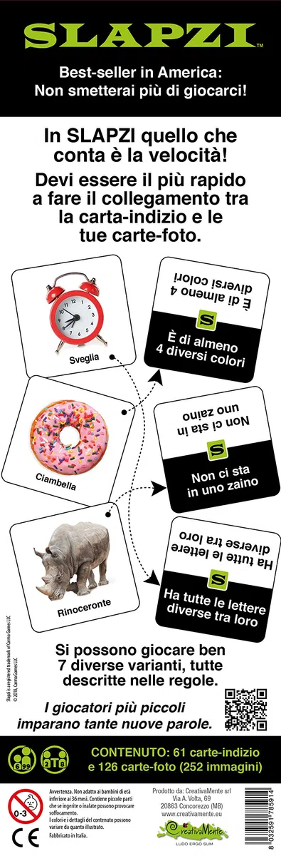 CreativaMente- SLAPZI-Gioco in Scatola, 591