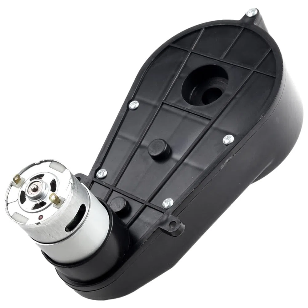 Motore del cambio elettrico 24 V 40000 giri/min per bambini, ricambio per auto RS555 ad alta velocità con potenza 200 W, scatola ingranaggi in plastica nera