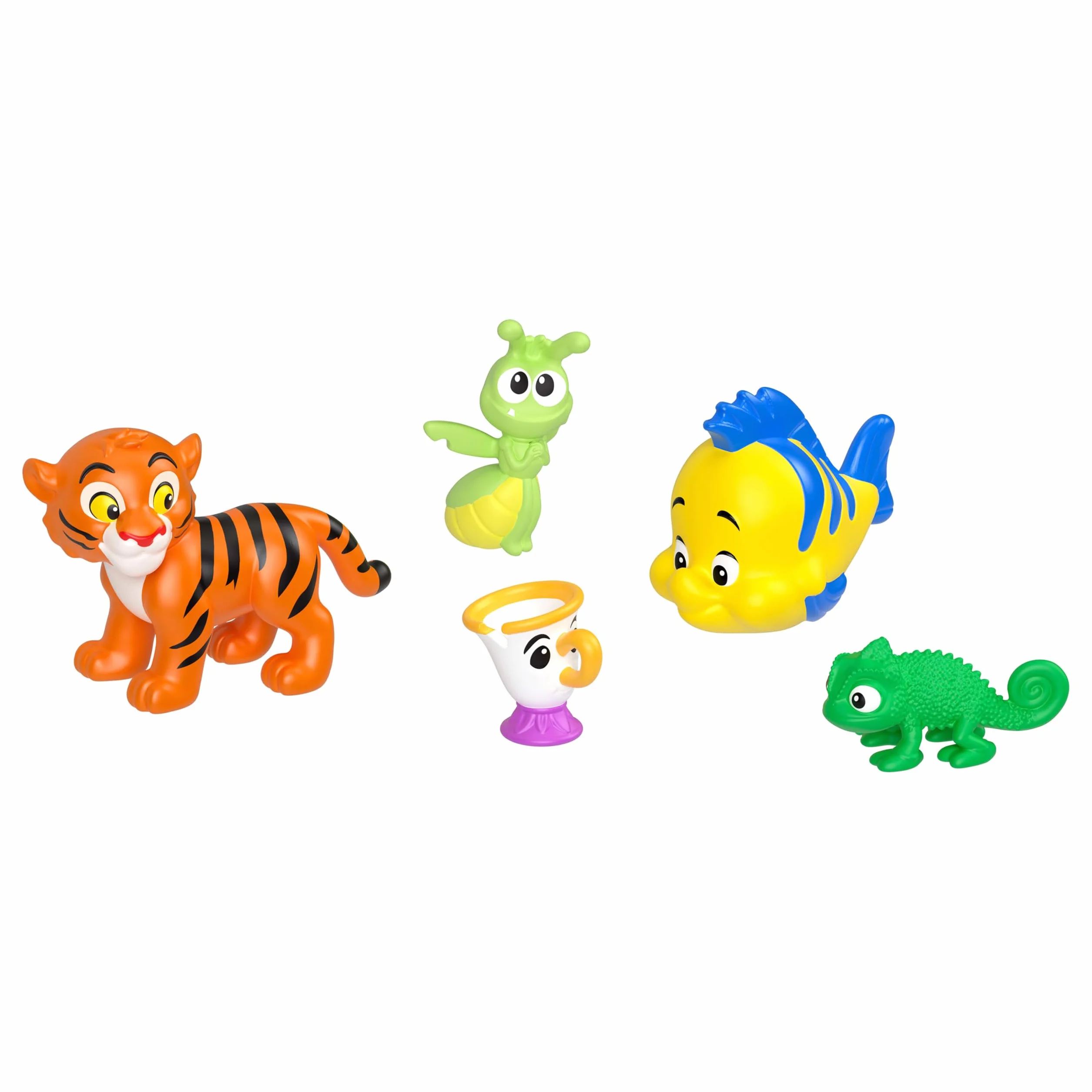 Mattel Disney Princess - Principessa e Amico Multipack, set con 5 mini bambole snodate e 5 personaggi amici abbinati, ispirati ai film Disney, giocattolo per bambini, 3+ anni, JBL33