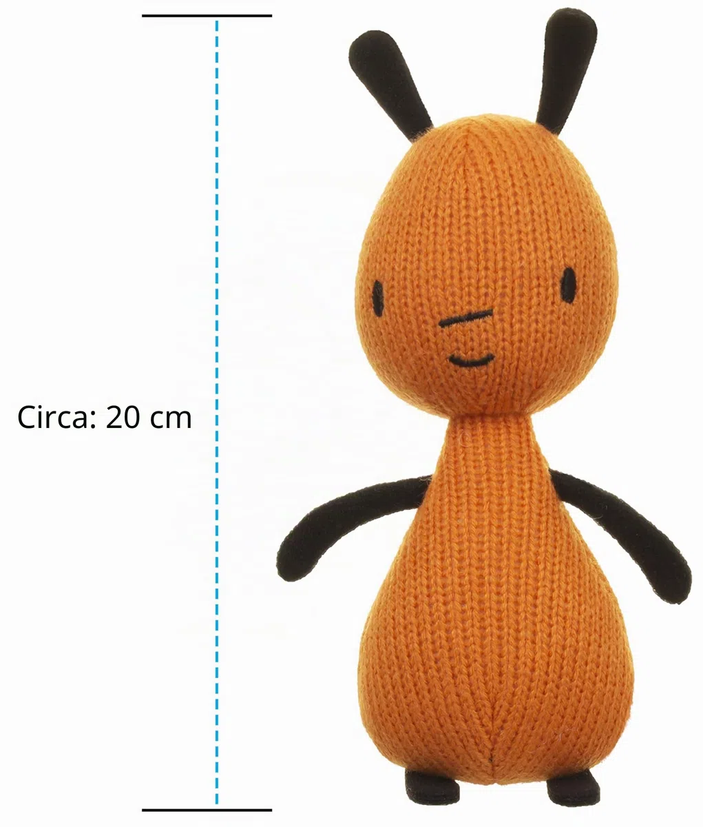 Bing Peluche Flop & Friends, 18 cm, adatto fin dalla nascita, marrone, 1 confezione