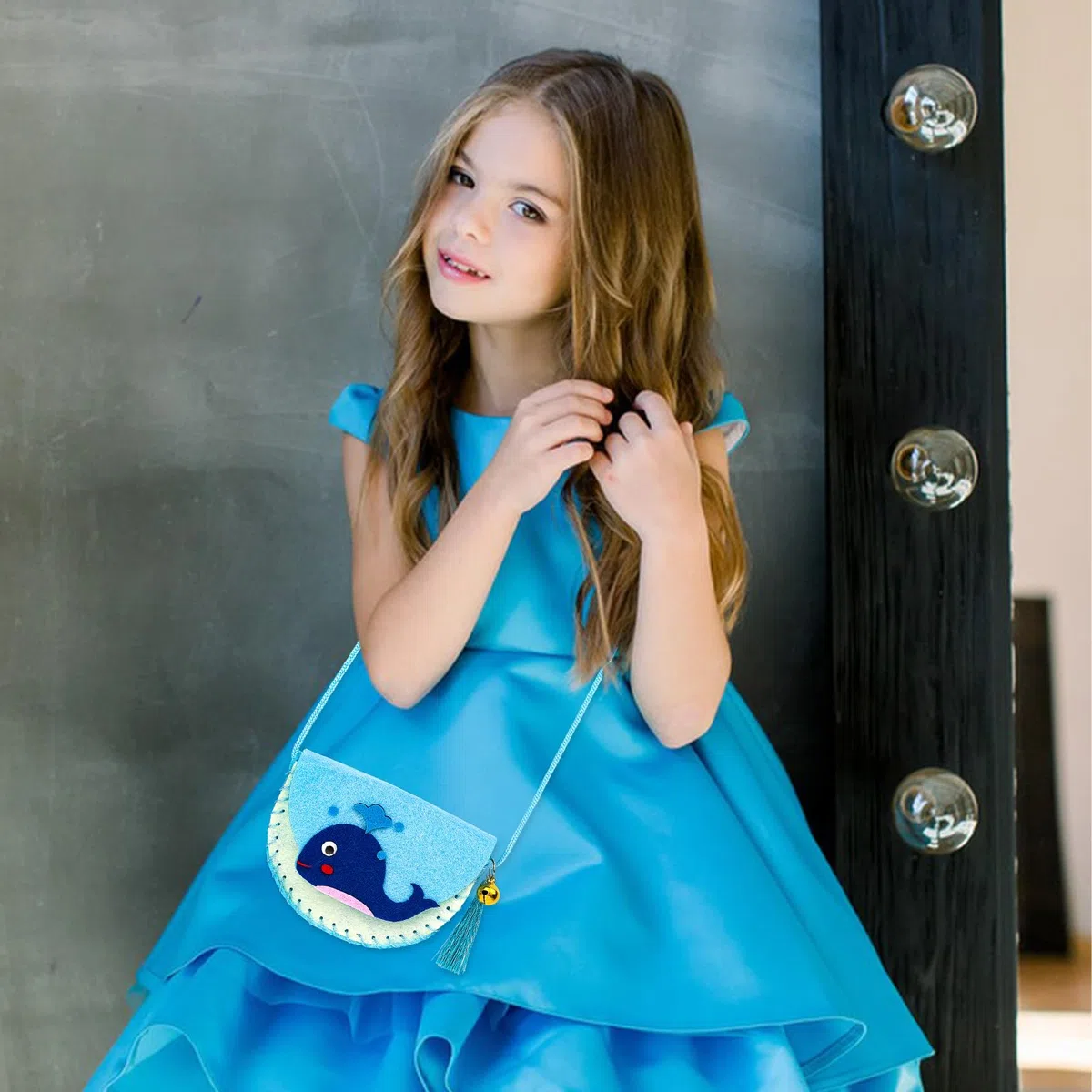 TECHEEL Set di 6 Borse da Cucito Fai da Te per Bambini - Kit Creativo Regalo