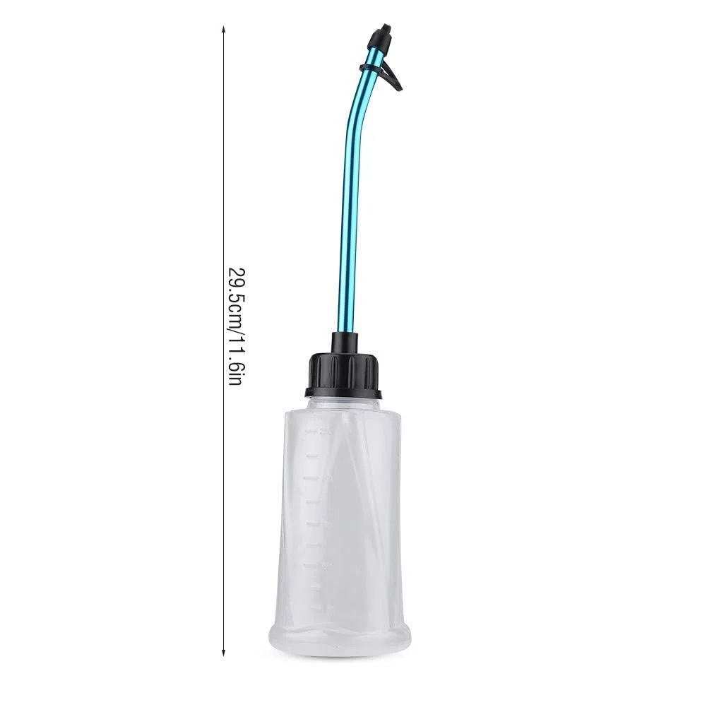 Bottiglia Di Riempimento Olio RC, 29,5 Cm/11,6 Pollici Bottiglia Di Ricarica per Riempimento Carburante Nitro Rc Contenitore Oliatore per Auto Telecomandato in Plastica
