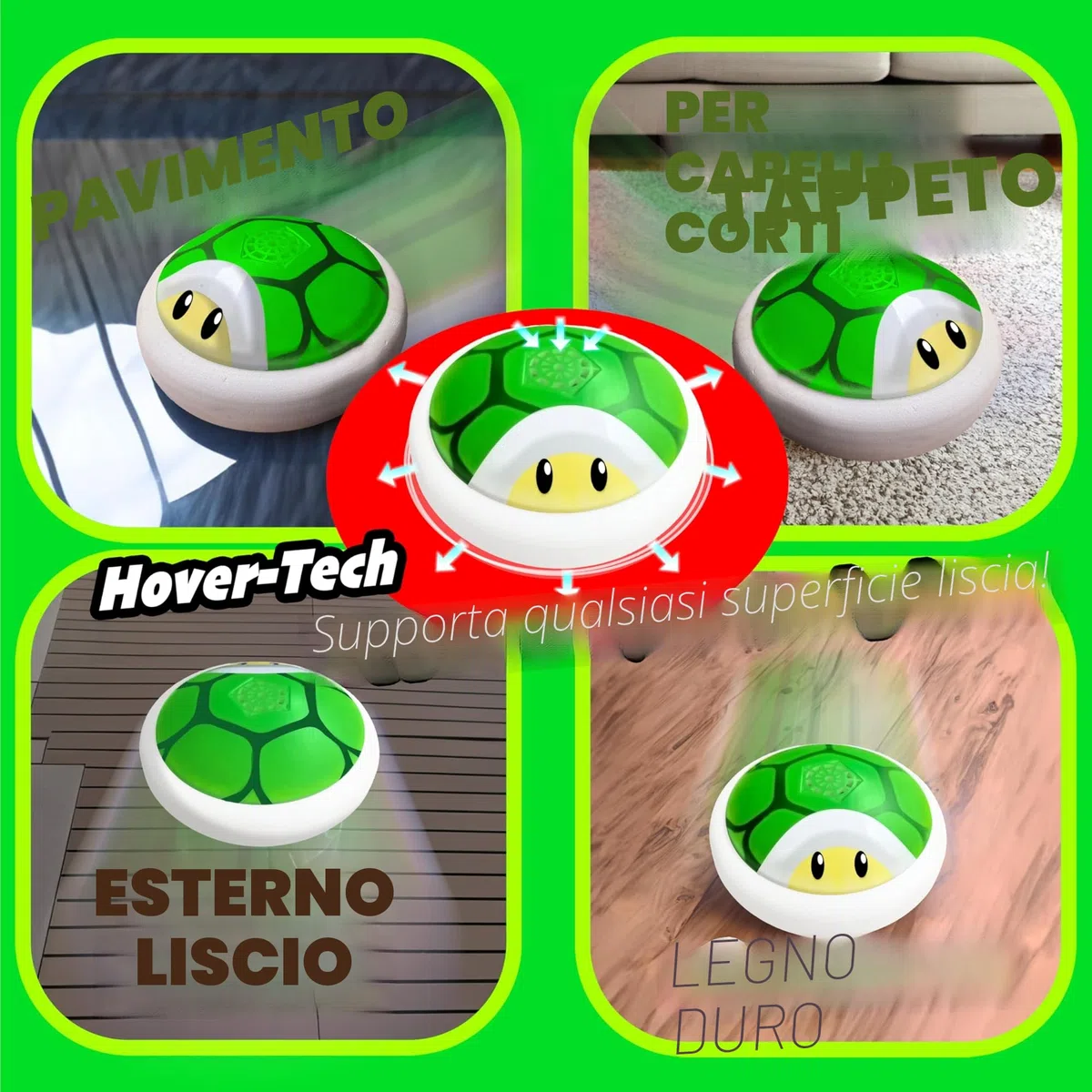 Pallone Calcio Fluttuante con Luci LED, Calcio Giocattoli Bambini 3 4 5 6 7 8-12 Anni, Giochi per Interno/Esterno, Palla Regalo Bambino Bambina 4 5 6 7 8 Anni, Regali di Natale per Bambini