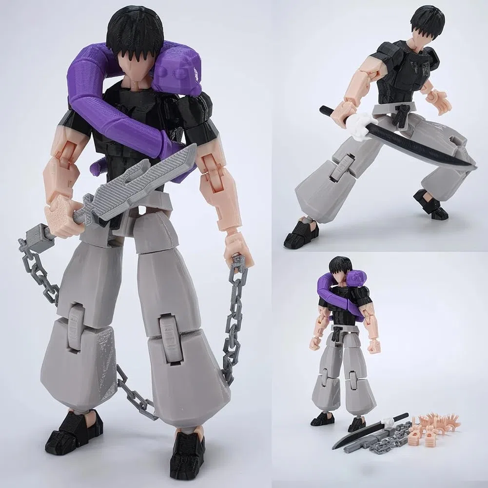 Fushiguro Toji Action Figure JJK, statuetta stampata in 3D, modello anime, da collezione, decorazione da scrivania, regalo, 12 cm