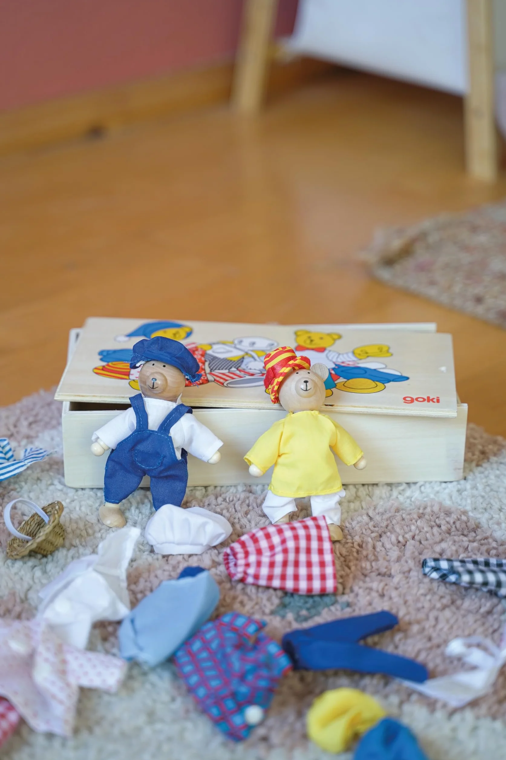 Biegepuppen Bärchens Klamottenkiste