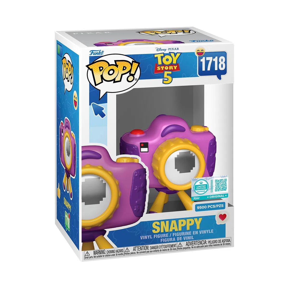 Funko POP! Disney: Supreme Edizione Limitata - Toy Story 5 - Snappy - Statuina da collezione in vinile - Merchandising ufficiale - Giocattoli per bambini e adulti - Statuina per collezionisti