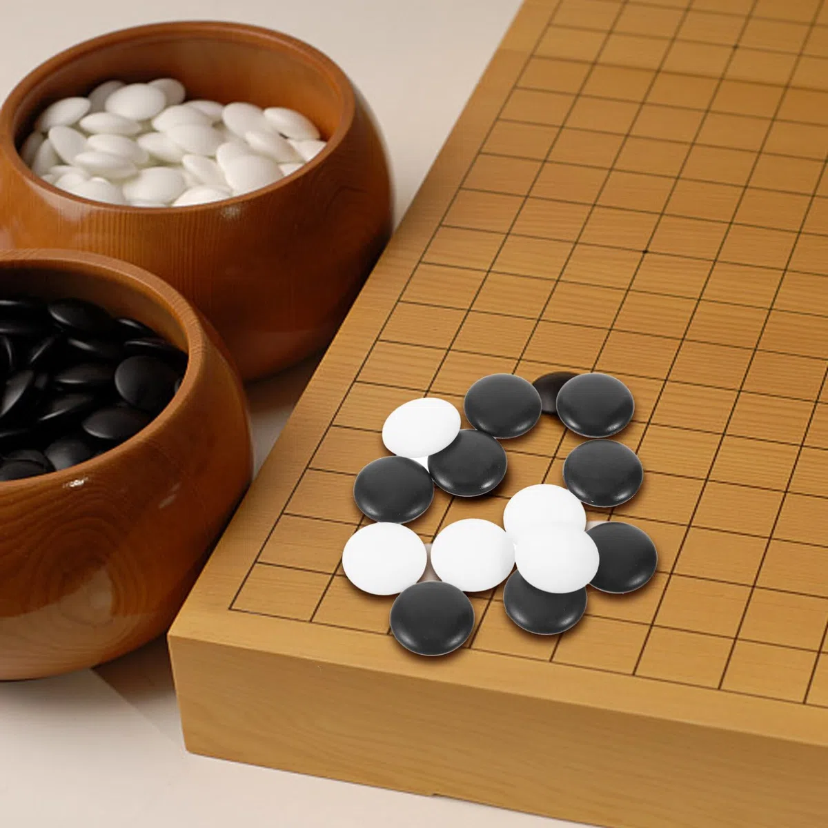Yardwe Piccoli personaggi degli scacchi da 360 pezzi in resina, pietre piatte, robuste per giochi da tavolo classici e progetti creativi fai da te