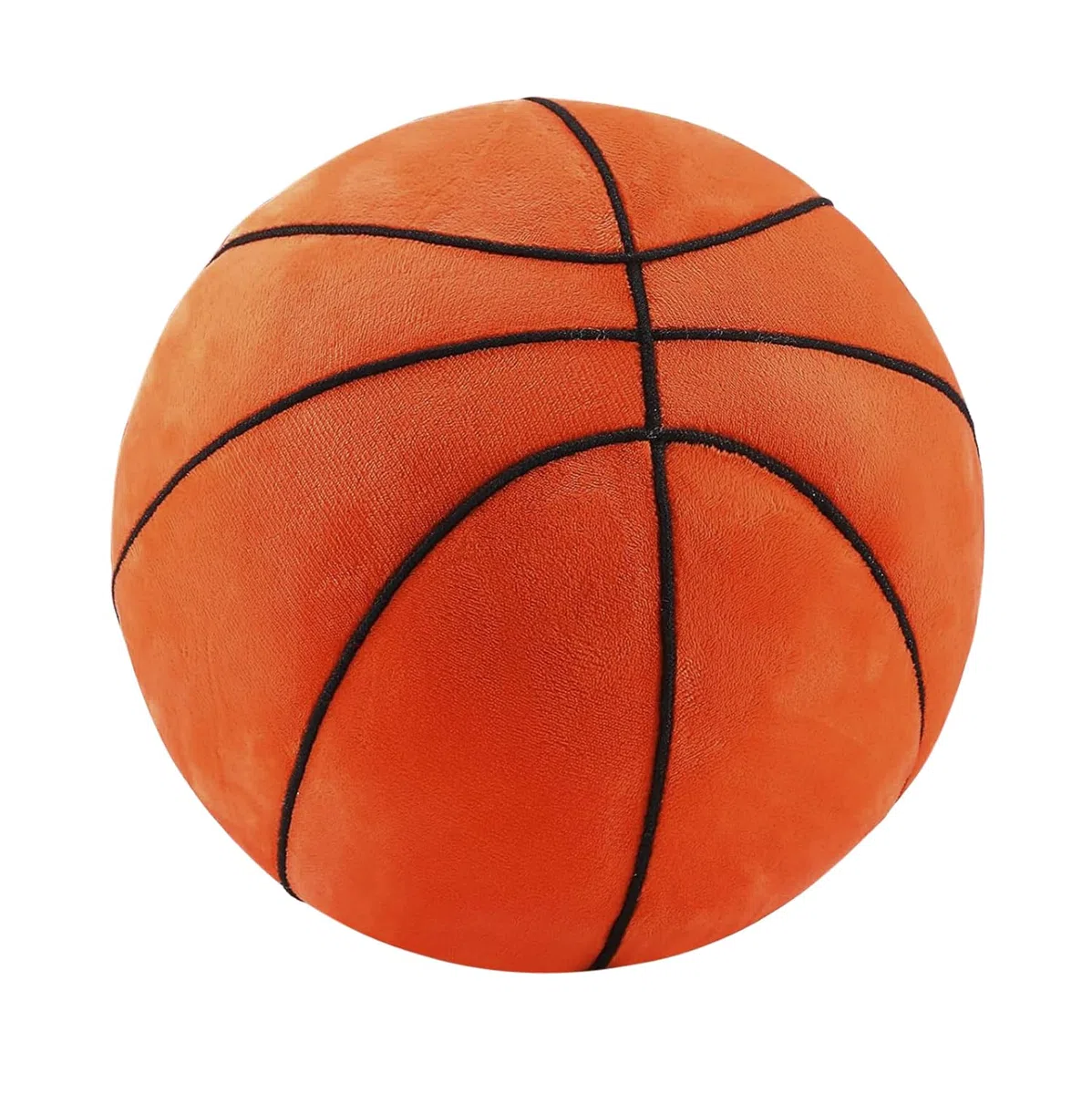 JIAHG Peluche da basket, morbido cuscino da basket, 22 cm, giocattolo da basket 3D, cuscino a tema sportivo, decorazione per la cameretta dei bambini, regalo per bambini