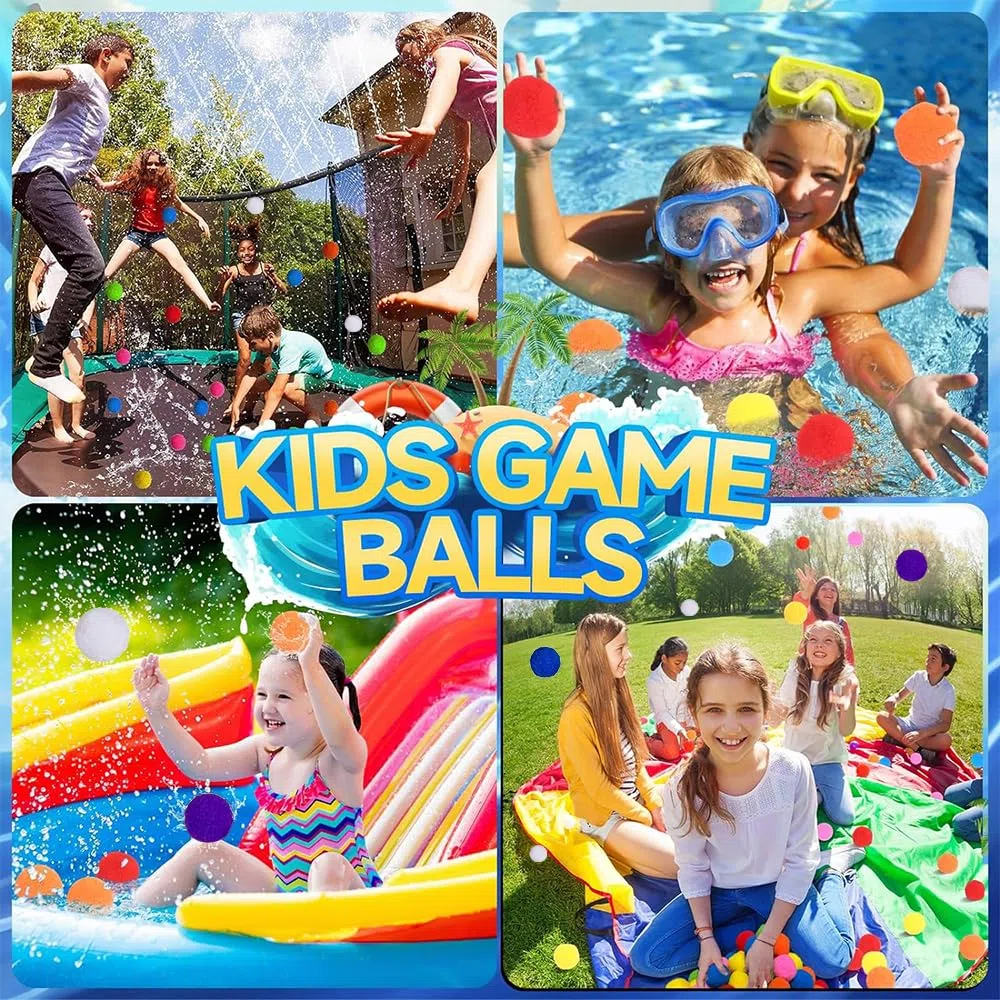 45 Pcs Palloncini Bombe D'acqua,Giochi Acqua Bambini,Palloncini D'acqua Riutilizzabili,Palloncini Acqua D'acquapPer All'aperto Acqua Attività Piscina Spiaggia Estate Acqua Combattimento Giochi