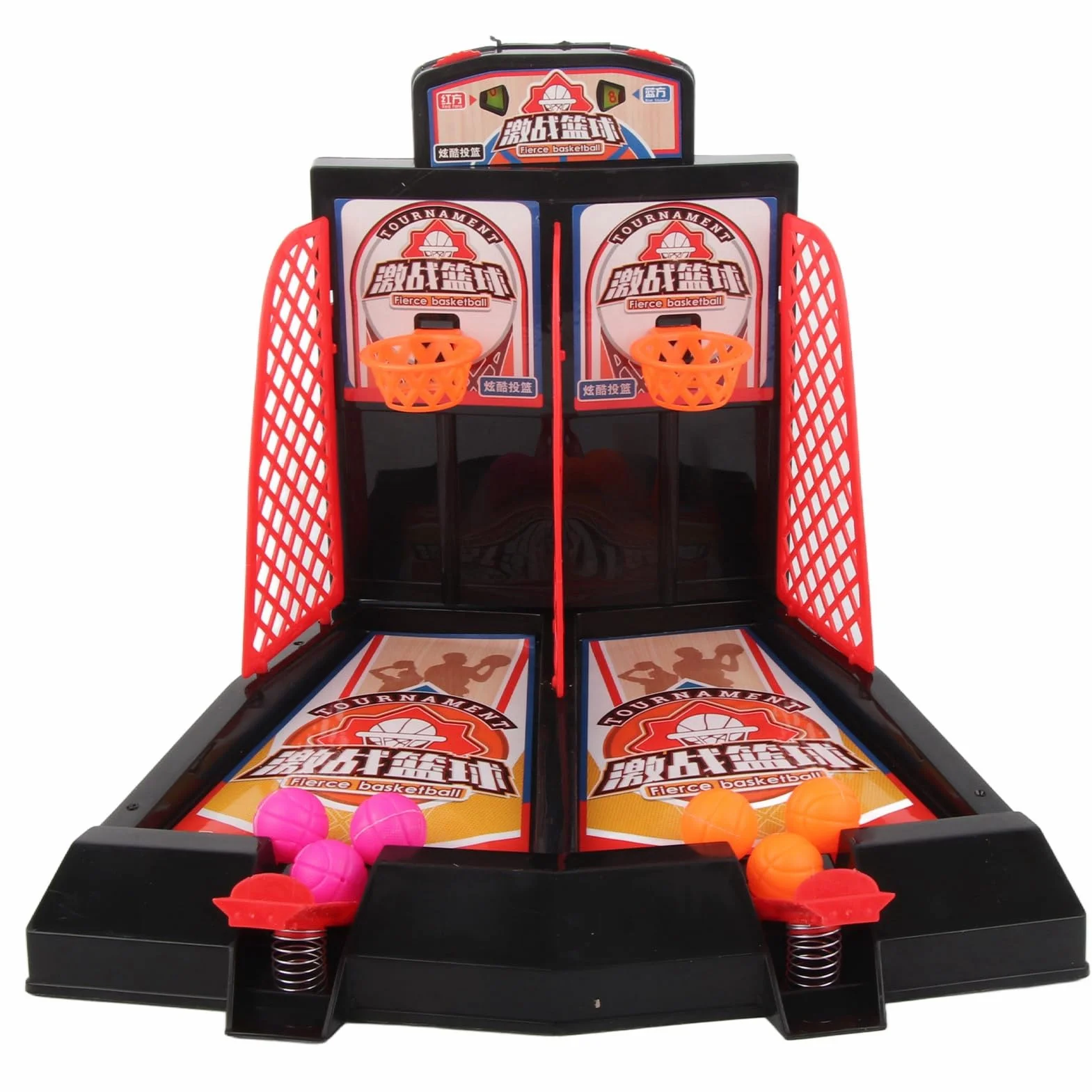VGEBY Basket da Tavolo, Gioco da Tavolo per Pallacanestro per Bambini Gioco di Tiro con Catapulta per Bambini Gioco per Adulti