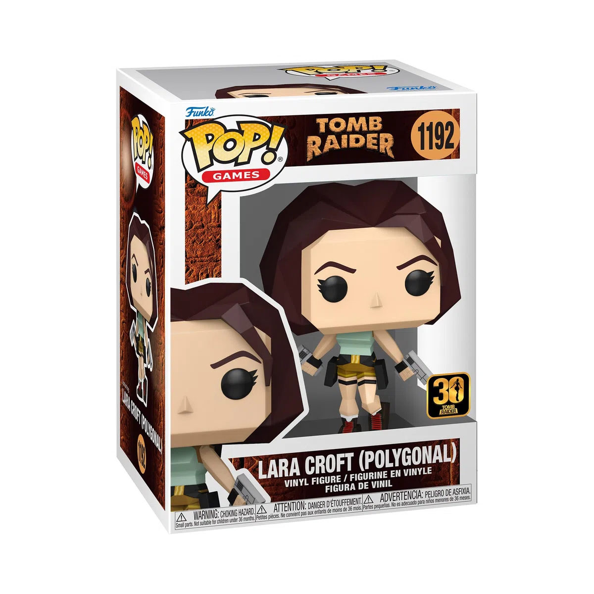 Funko Tomb Raider Lara Croft (Polygonal) Vinyl Figur 1192 Non Specificato Pop! standard PVC