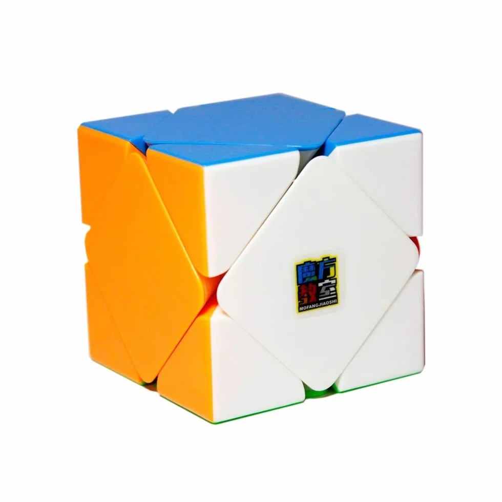 Oostifun MoYu MOFANGJIAOSHI CUBING CLASSROOM MFJS Meilong Skewb Cubing Classroom Twisty Puzzle Cubo Rompicapo Puzzle con un cubo Treppiede (Senza Adesivo)