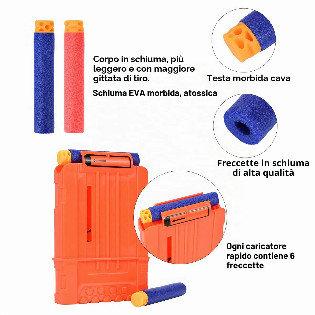 LUUFAN Tactical Gilet Kit per pistole NERF con clip di ricarica, frecce di ricarica, braccialetto, occhiali di protezione maschera tattica e frecce cinture regalo di compleanno