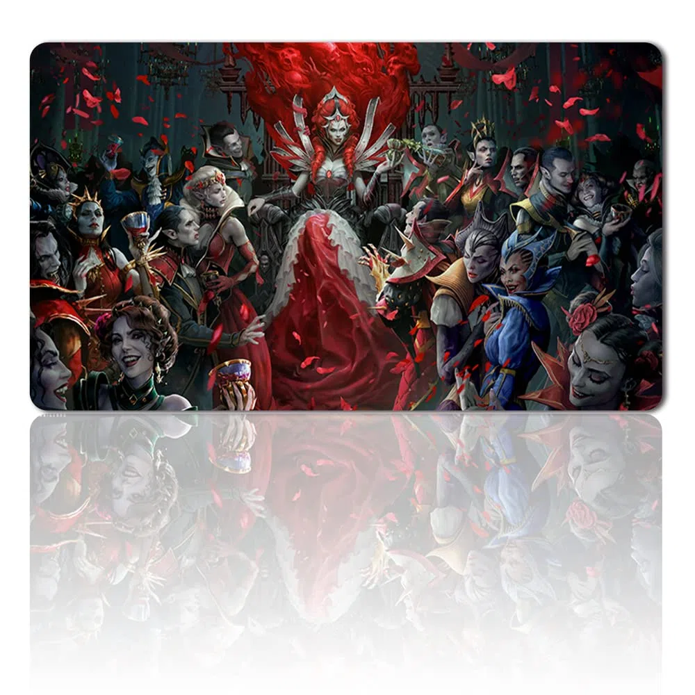 INNISTRAD CRIMSON VOW KEY ARTWORK – Gioco di carte da gioco MTG gioco da tavolo + borsa impermeabile in omaggio, tappetino da tavolo, dimensioni 60 x 35 cm, compatibile per MTG TCG DTCG
