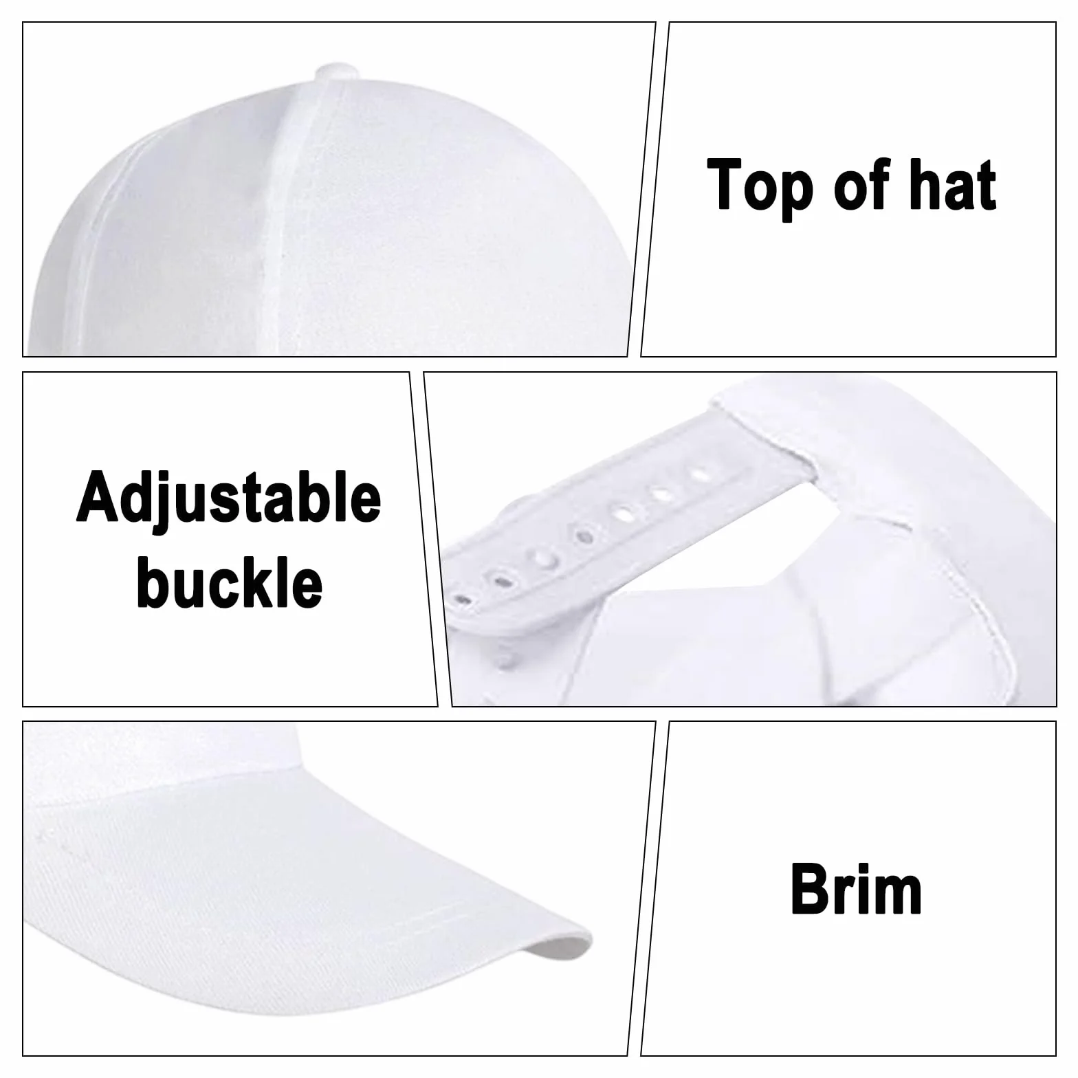 10 Pezzi Berretto Graffiti, Cappellini Baseball per Compleanno Bambini, Set Fai da Te Bambini, Berretti per Compleanno Bambini da Dipingere, Set Cappellini Baseball Fai da Te Bambini, Bianco