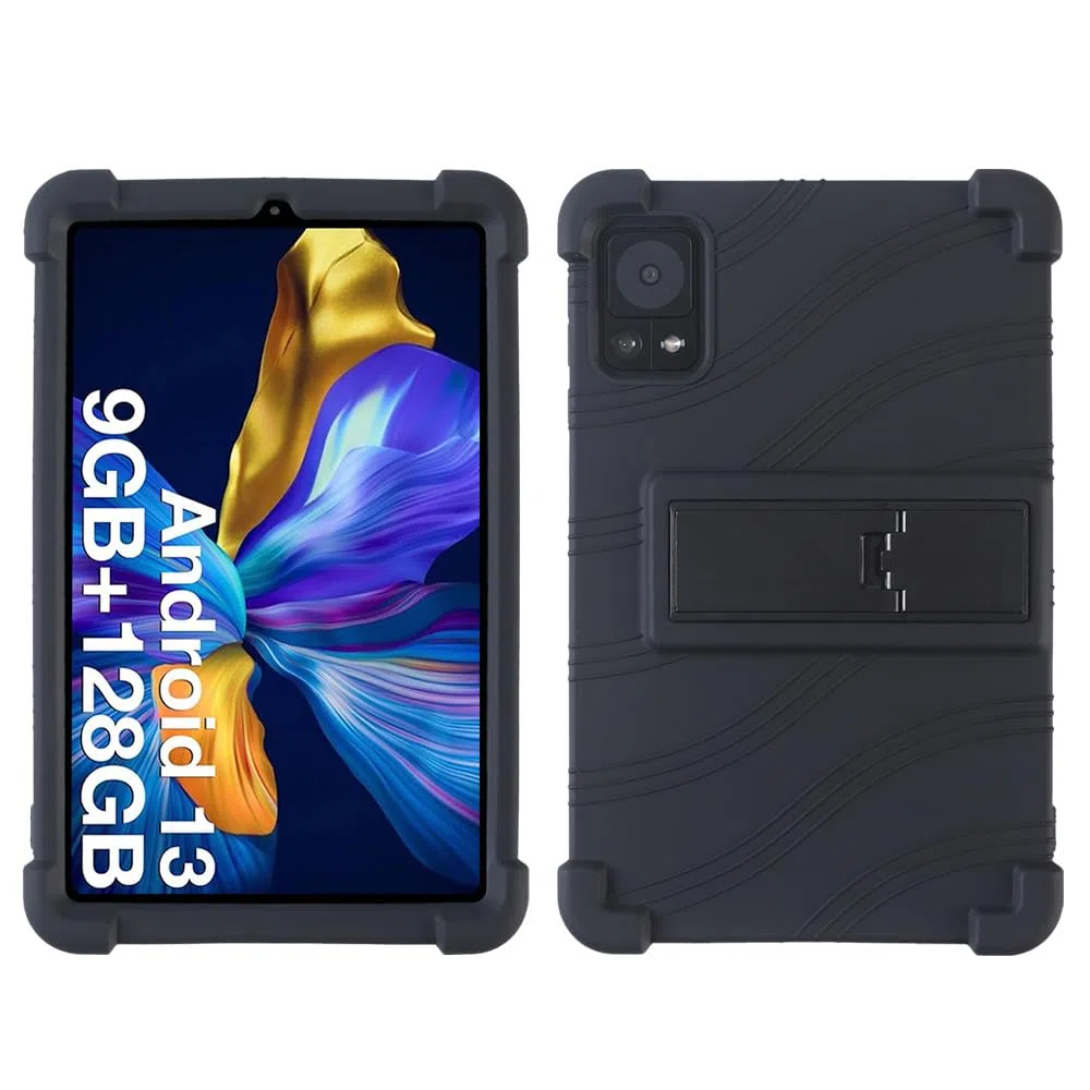 Custodia Per DOOGEE T20 Mini 8.4 - Leggera custodia protettiva antiurto per bambini morbida Silicone Case Cover per DOOGEE T20 Mini 8.4, Nero