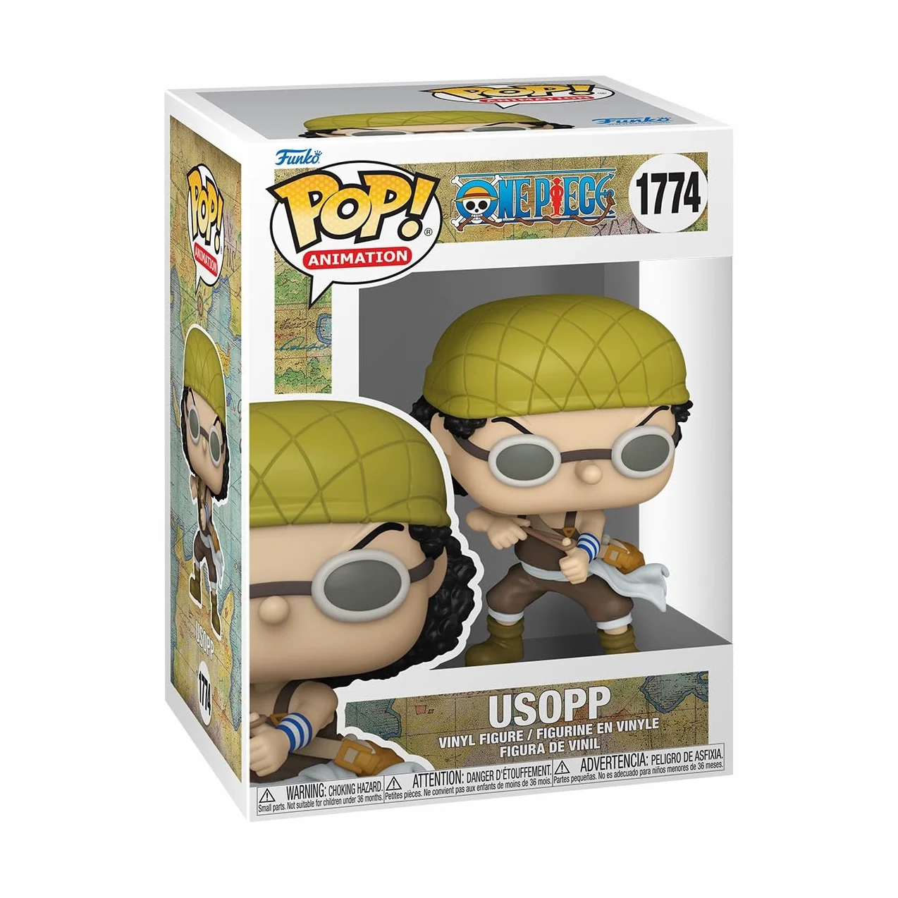 Funko POP! Animation: One Piece - Usopp - Figura in vinile da collezione - Idea regalo - Prodotto ufficiale - Giocattoli per bambini e adulti - Modello di figura per collezionisti ed esposizione