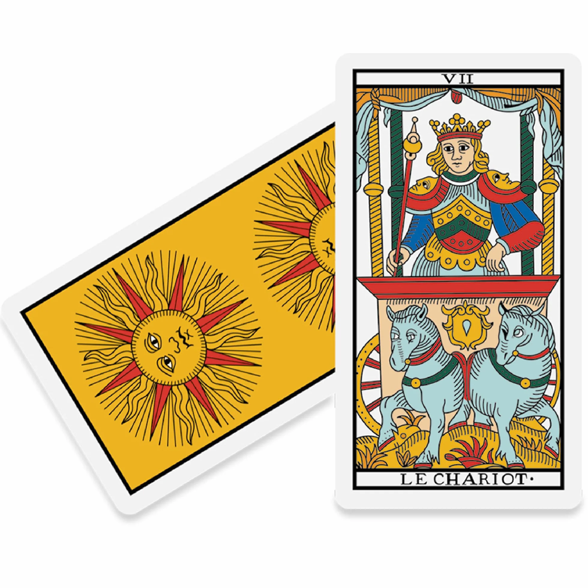 Dal Negro - Tarot De Marseille di Carlo Bozzelli, Carte Tarocchi Tradizionale, con Libretto in Italiano