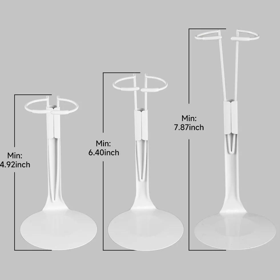 UCanaan 10 Supporti per Bambole Action Figure Stand Filo in Vita Espandibile 8-12 Pollici 1/6