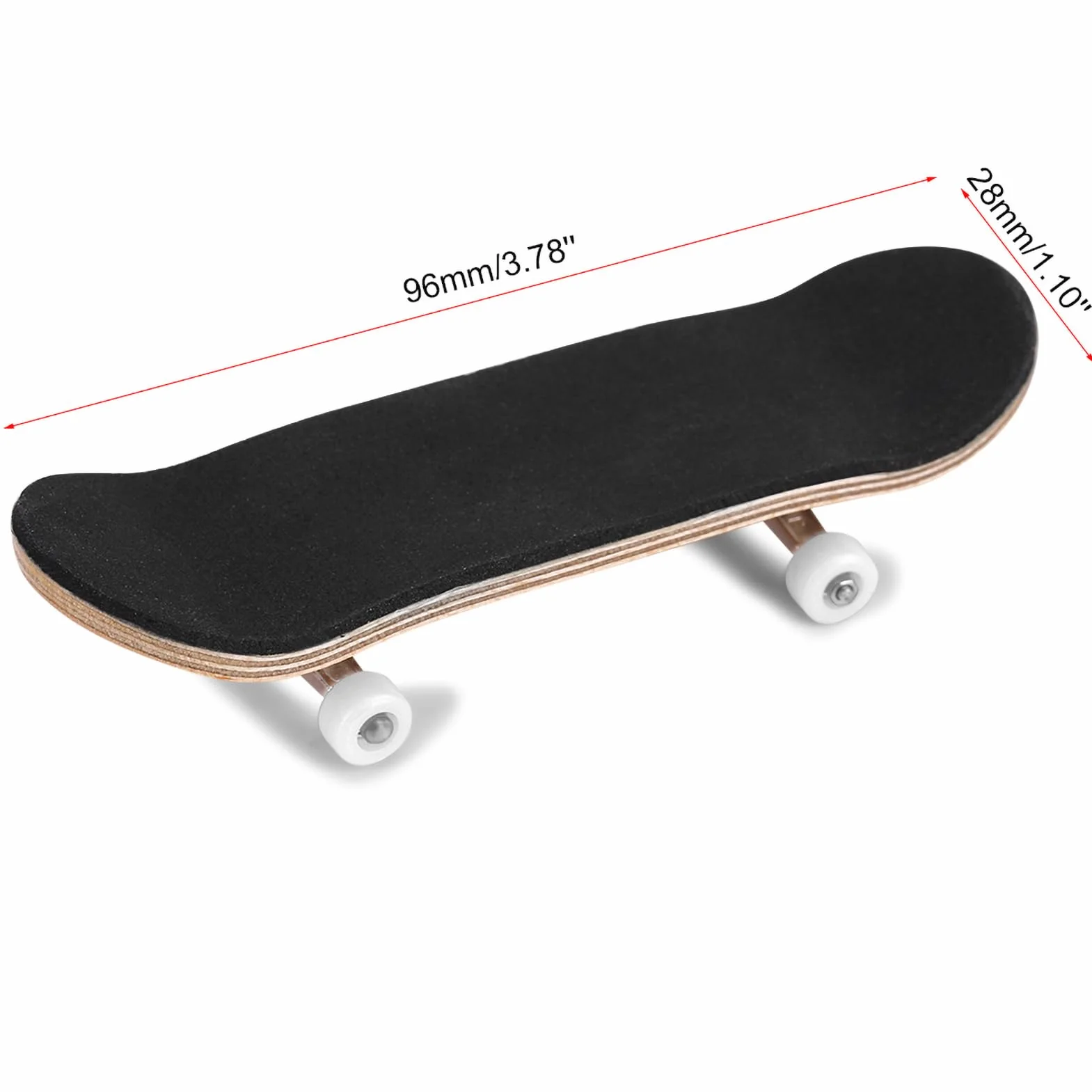 Mini Skateboard Da Dita, Finger Skateboard Giocattolo Legno Di Acero Mini Skate Fingerskate per Giocare o Come Decorazione