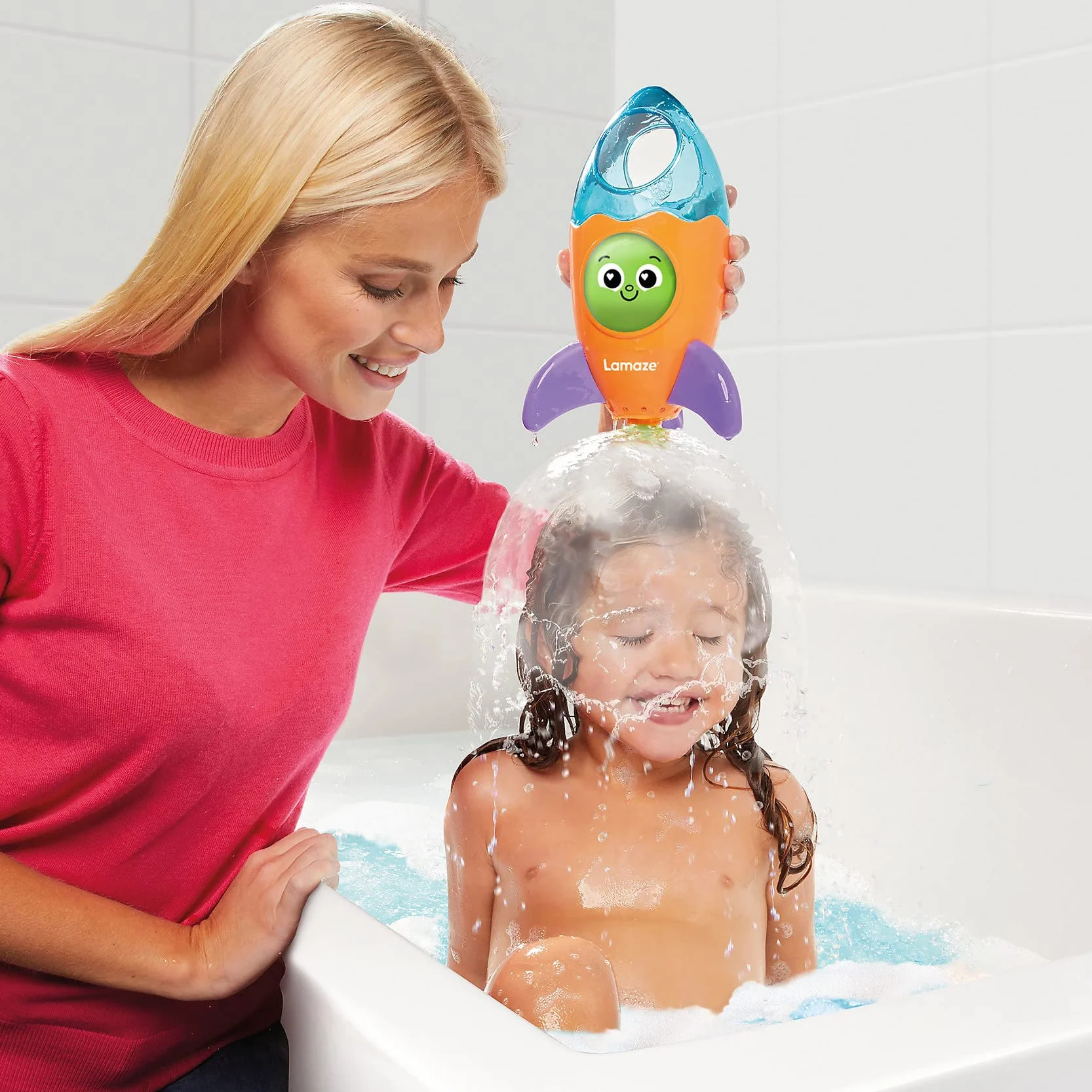 Toomies Tomy Fountain Rocket Baby Bath Toy, Shower Baby Toy for Water Play in The Bath or Pool, Kids Bath Toy Suitable for Toddlers And Children - Boys And Girls 1, 2, 3 And 4+ Year Olds