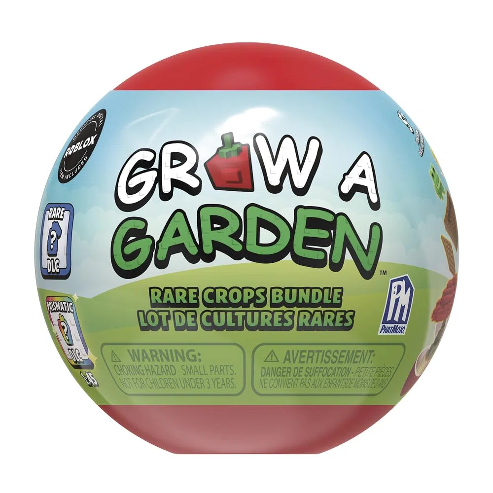 Grow A Garden Serie 1 Rare Crops Bundle, Giocattoli da collezione con codice DLC, 12 Crops da collezionare, 6+