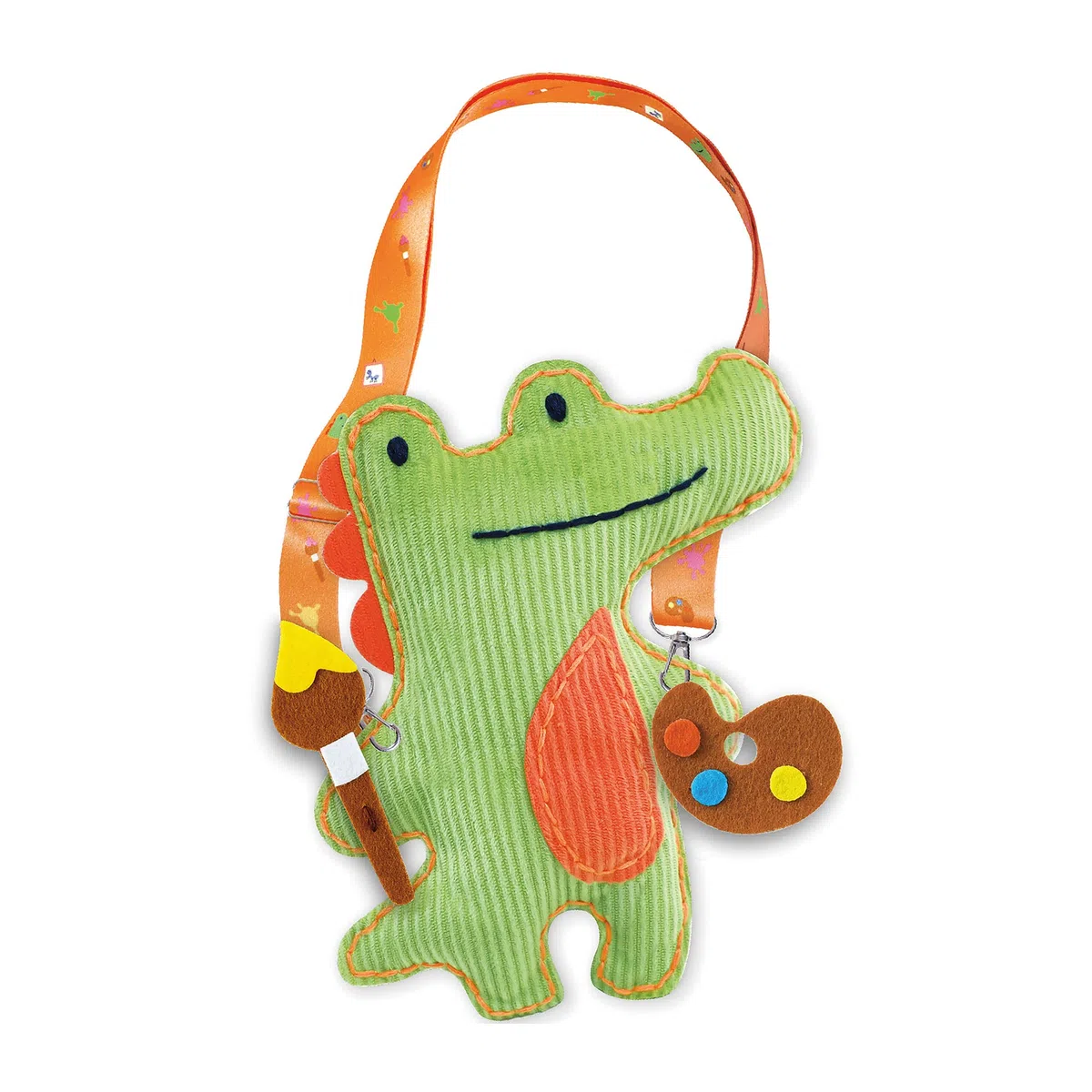 Avenir 6301817 - Kit da cucito fai da te con coccodrillo Sewing a tracolla, per bambini, dai 6 anni in su