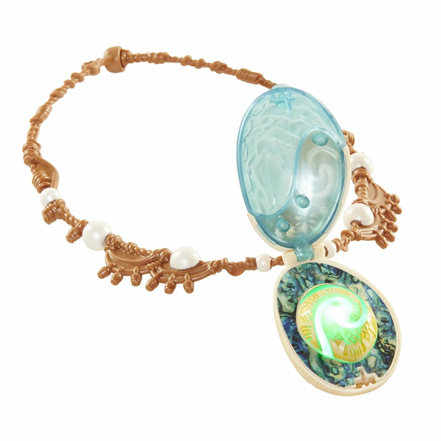 Disney Moana's Necklace Light Up Magical Seashell Heart of Te Fiti Brand Name: Disney Moana