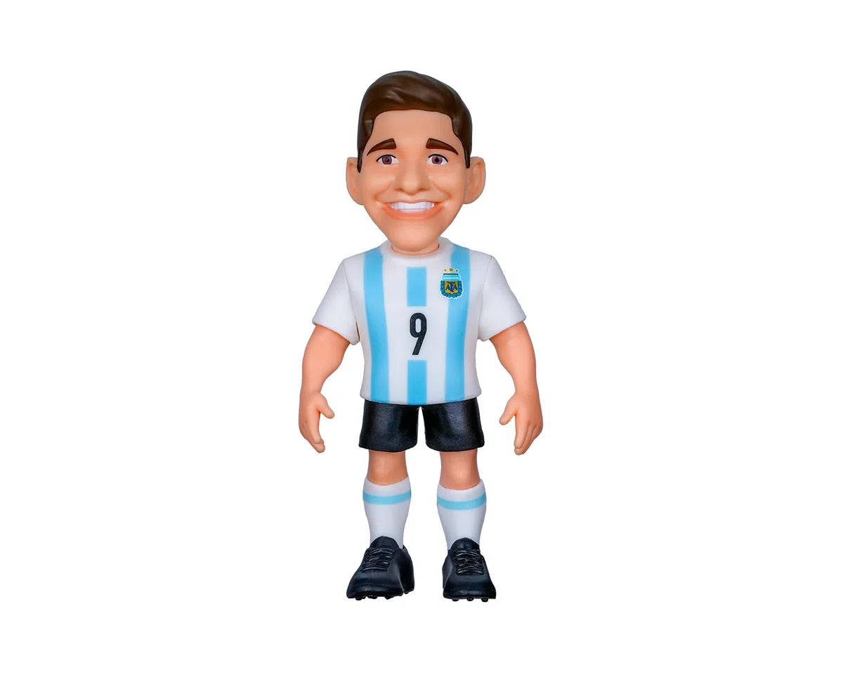 MINIX - Football Stars - Coppa del Mondo #110 - Argentina - Alvarez - Personaggio da collezione 12 cm