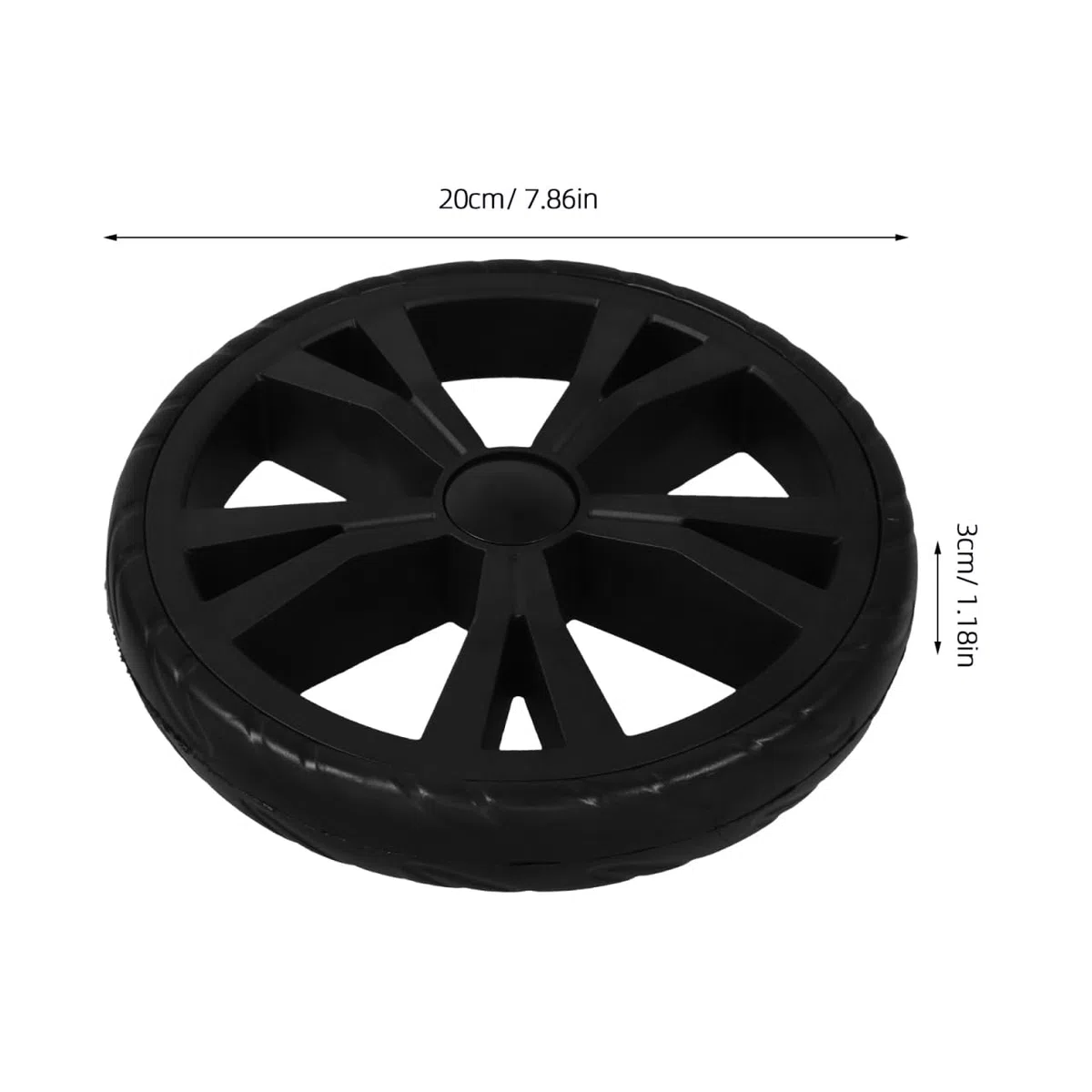 2pezzi Ruote Per Carrello Della Spesa Ruote Sostitutive Per Carrelli Pieghevoli Con Capacità Di Salire Scale Resistenti Per Carrelli Della Spesa E