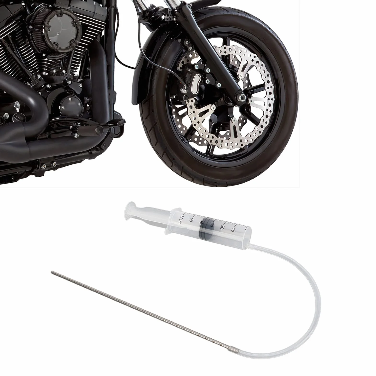 Indicatore Livello Olio Forcella, Indicatore Livello Olio Forcella Strumento di Misurazione Regolazione Livello Olio Forcella Universale per Moto Strumenti Moto Indicatore Livello Olio Sospensione For