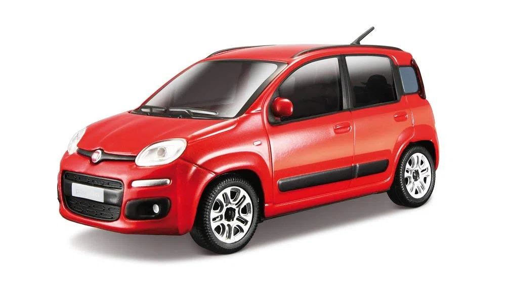 BBURAGO Fiat Panda - Modellino Realistico Auto in Scala 1:24, Licenza Ufficiale Fiat, età Consigliata 3+ Anni