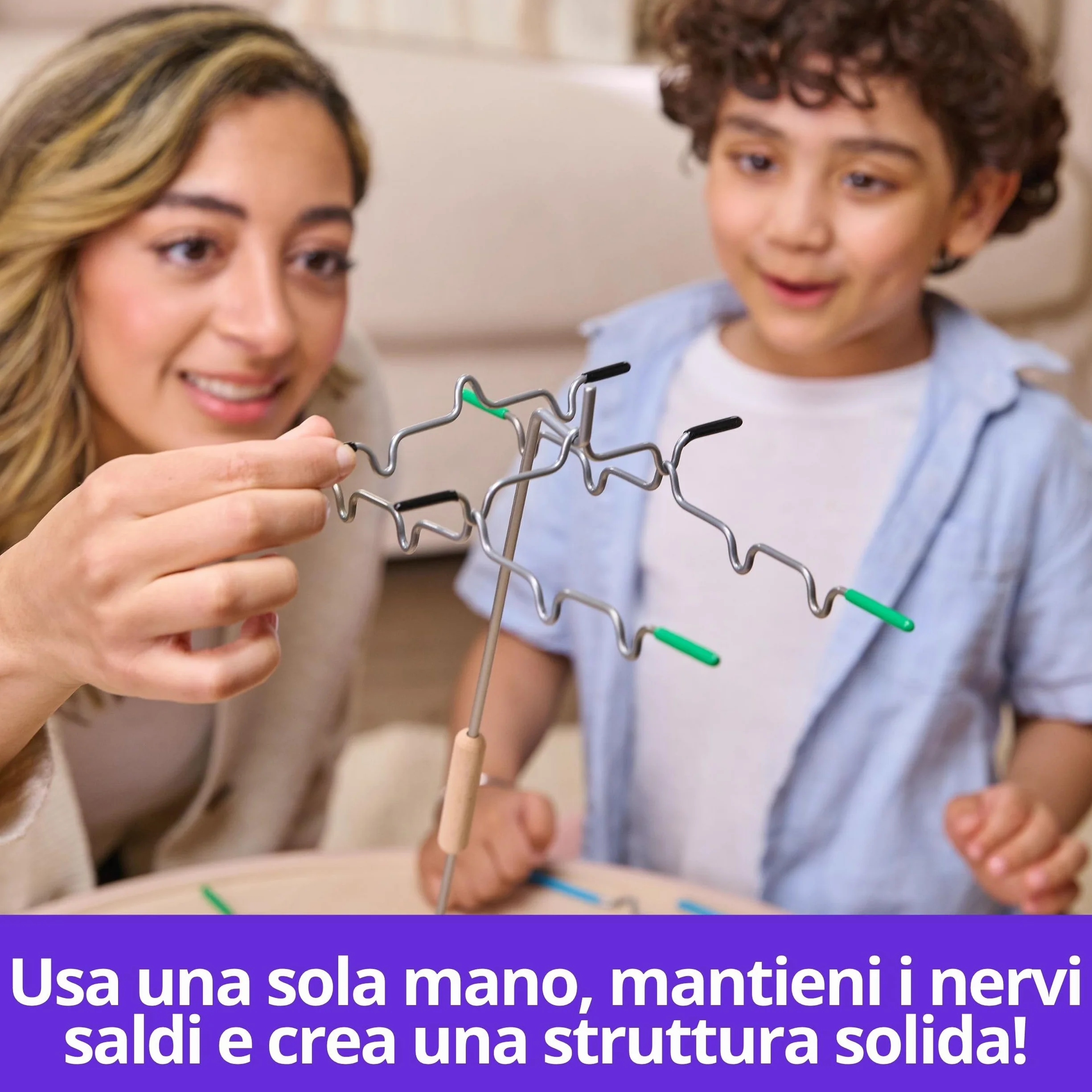 Spin Master Games, Suspend, Gioco Da Tavolo per Famiglie con Torre Di Legno, Gioco educativo per Famiglie, Idee Regalo Originale, 1-4 Giocatori, 8+ Anni