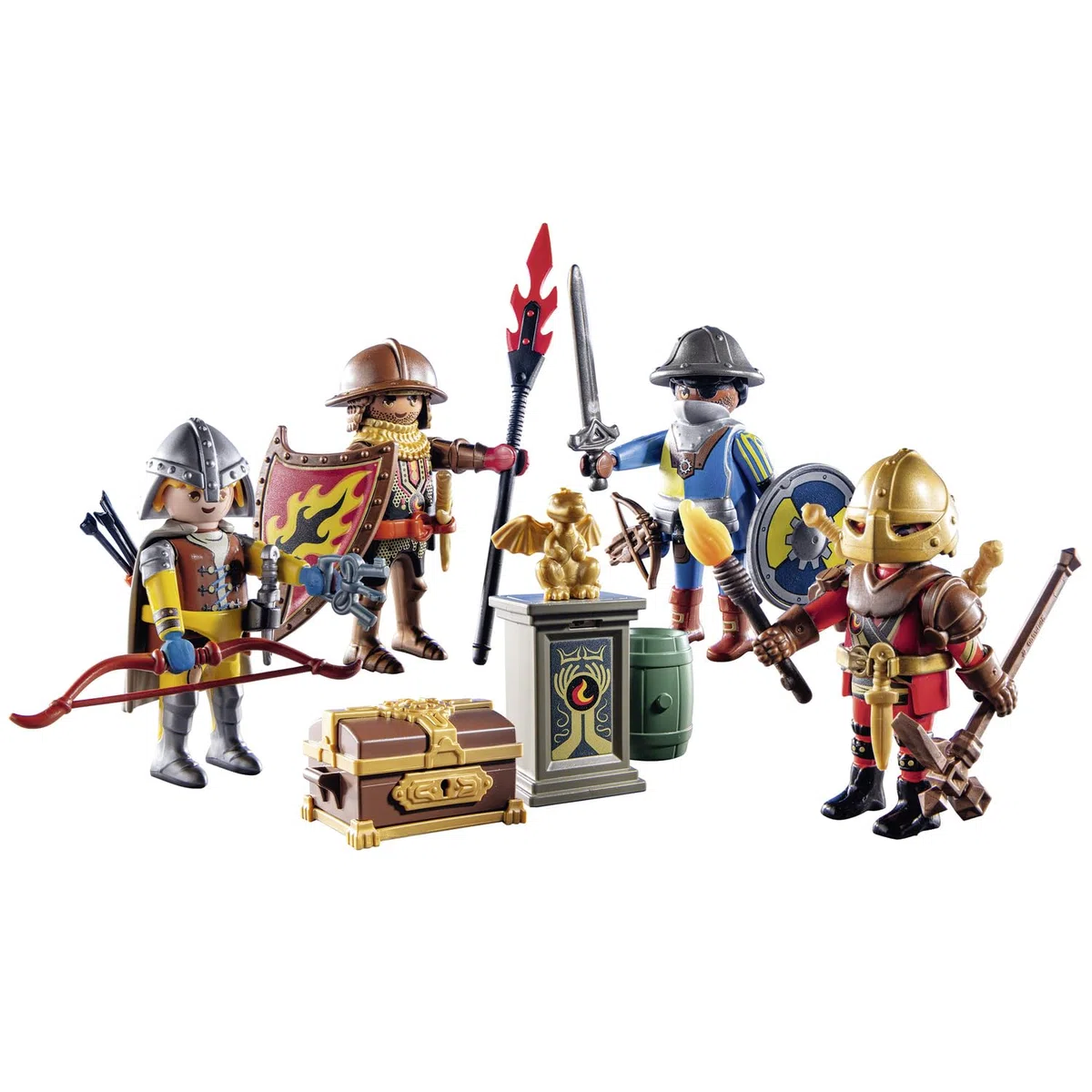 PLAYMOBIL Novelmore 71487 My Figures: Cavalieri, Cavalieri di Novelmore e Cavalieri di Burnham, Figure Personalizzabili, Giochi di Ruolo Divertenti, Giocattolo Realistico per Bambini dai 5 Anni in su