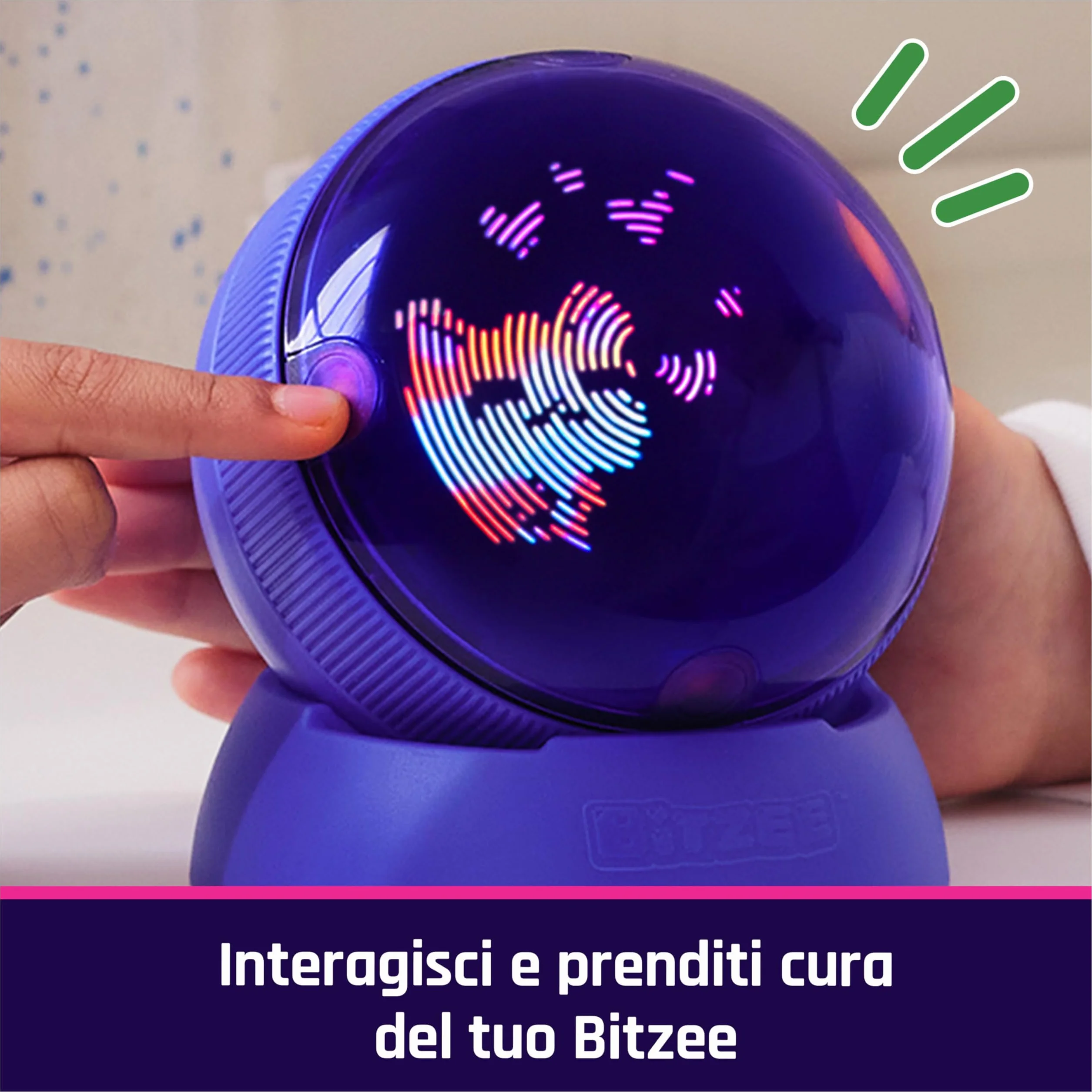 Bitzee, Il tuo Criceto Interattivo, Hamster Ball con Oltre 20 criceti all'Interno da Collezionare, rotola e reagisce al Tocco, Cucciolo Digitale e Giocattolo per Bambini e Bambine dai 5 Anni in su