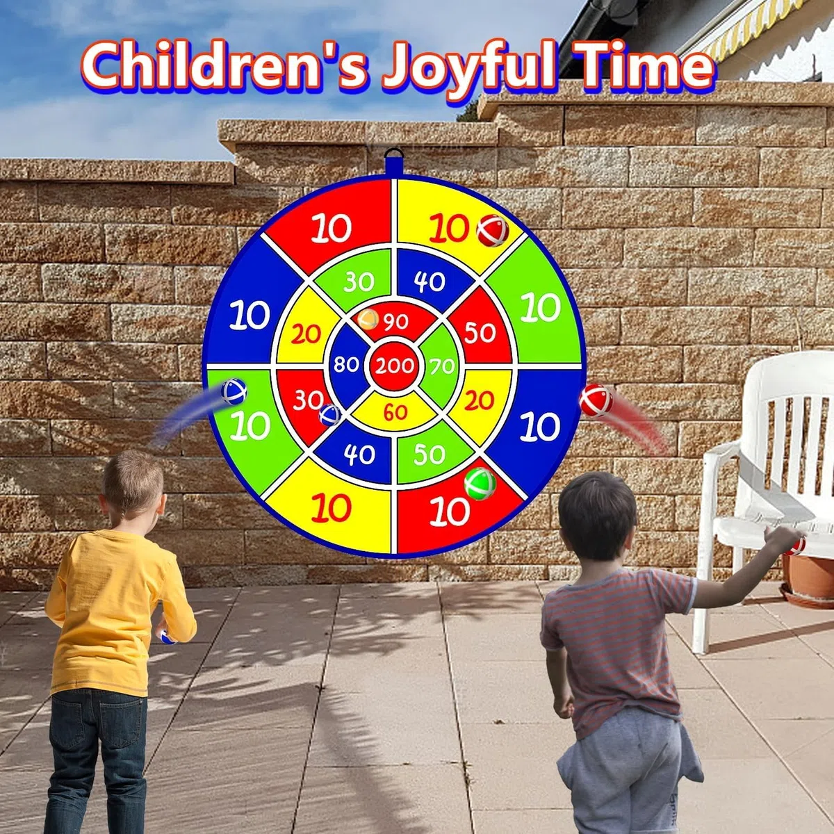 25.5 Inches freccette bifacciali per bambini,regalo ragazzo ragazza,giochi per interni ed esterni e bomboniere per feste di compleanno,adatto per ragazzi e ragazze di 3 4 5 6 7 8 9 10 11 12 anni(65cm)