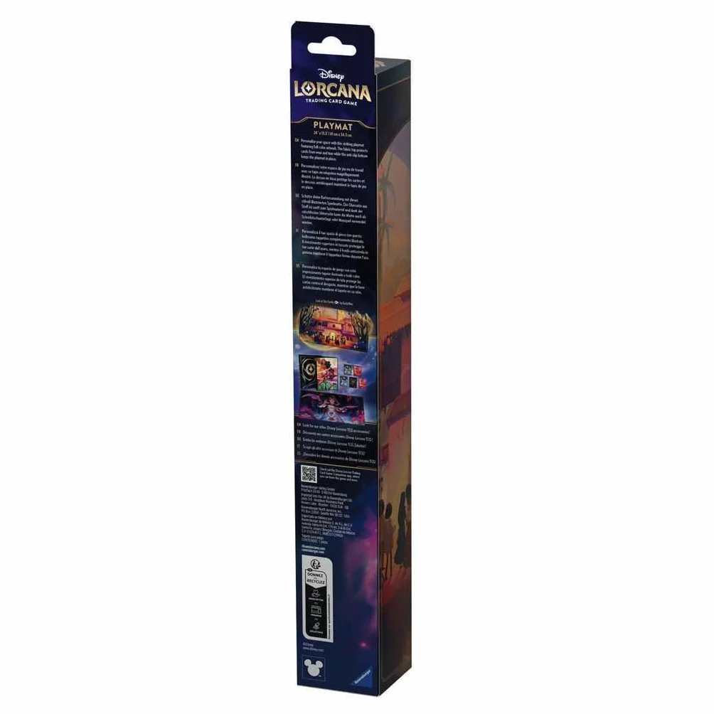 Ravensburger- Disney Lorcana Trading Card Game: Set 5 – Tappetino da Gioco Motivo A, Colore Bacca, 11098408