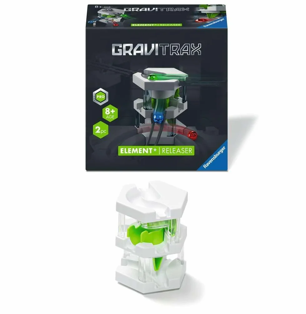 Ravensburger GraviTrax PRO Element Releaser - Zubehör für Das Kugelbahnsystem. Kombinierbar mit Allen GraviTrax Produktlinien, Starter Sets, Estensioni ed Elementi, Konstruktionsspielzeug AB 8 J.
