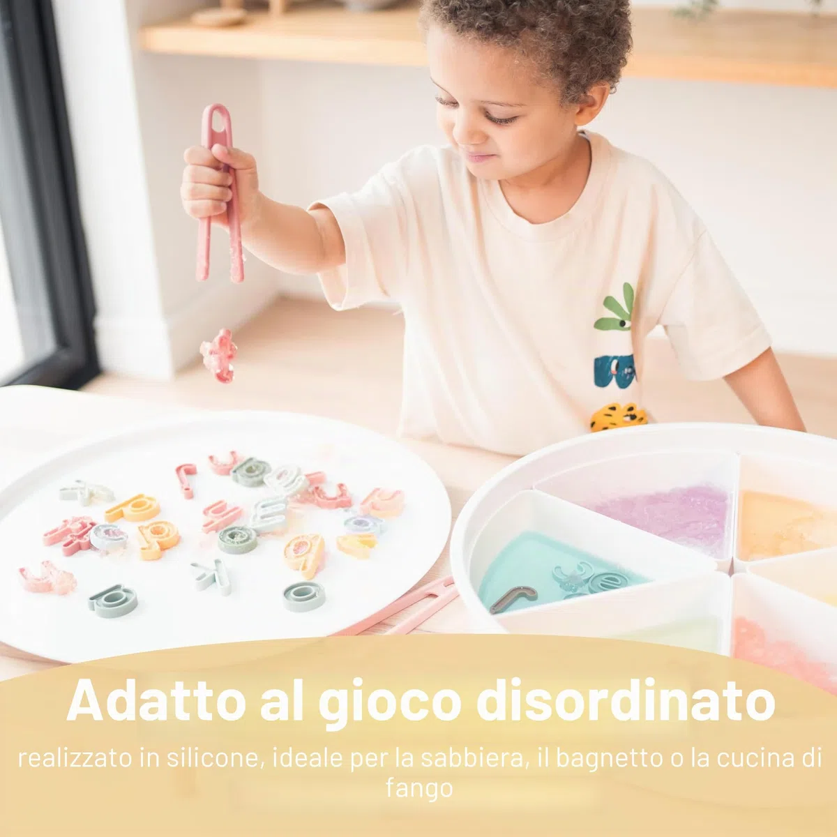 Inspire My Play Lettere dell'alfabeto per Bambini Giochi ABC per Bambini dai 3 Anni - Lettere per Giochi sensoriali e disordinati