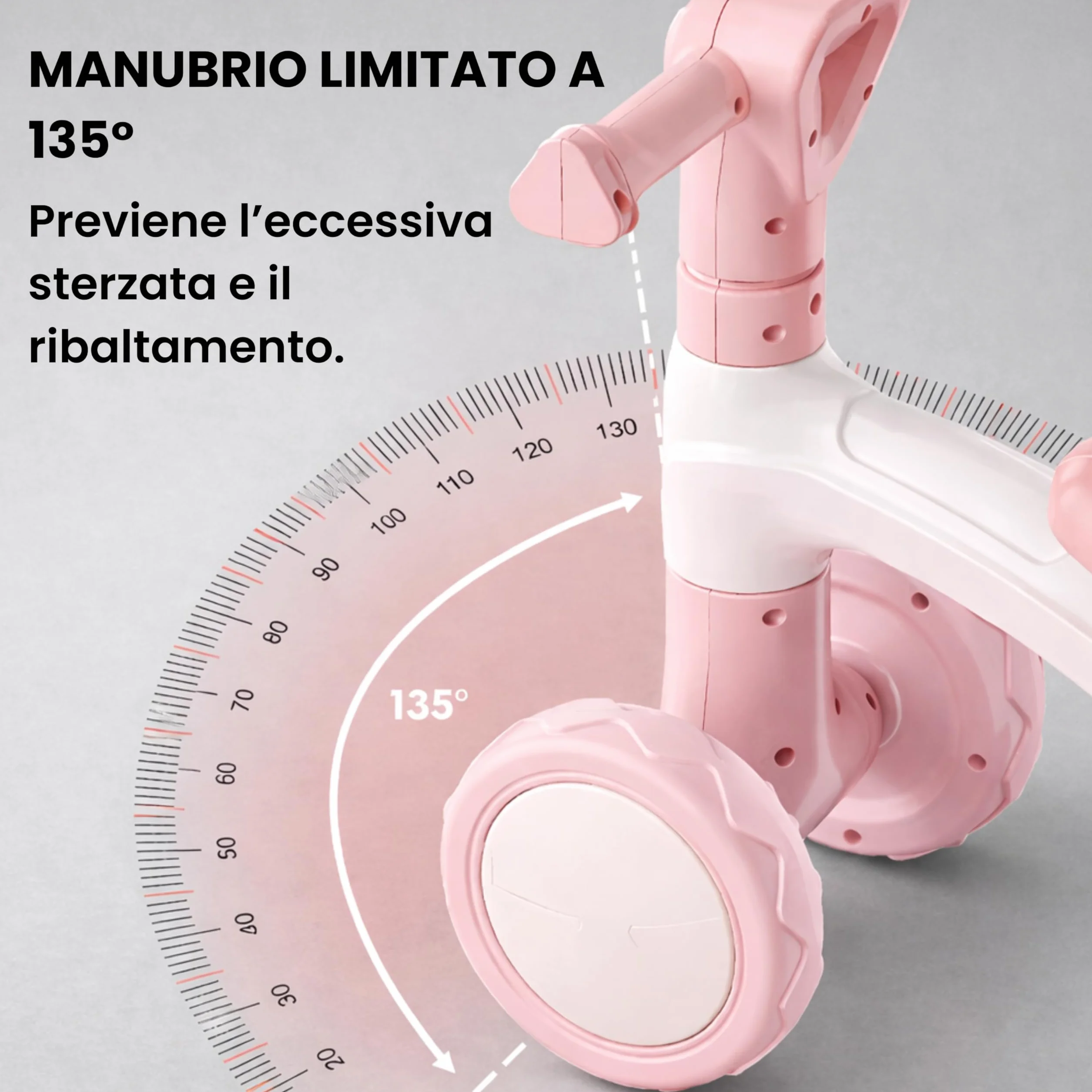 Edibaby, Bicicletta Bambini, Bici Senza Pedali 1–2 Anni, Balance Bike, Triciclo Leggero 12–24 Mesi, Giocattolo Educativo, Idea Regalo