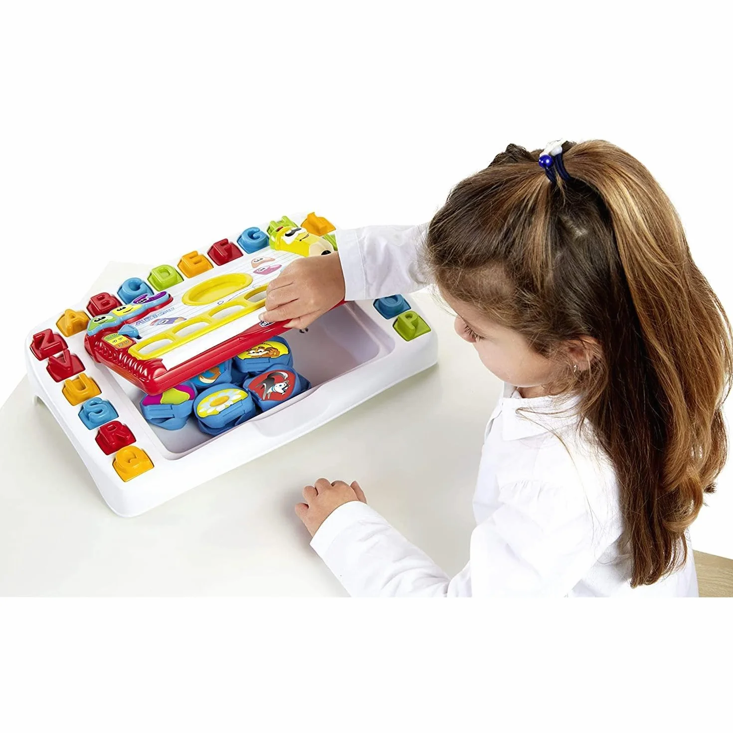 Chicco Banco Scuola Leggi e Impara Edu4You Bambini, Gioco Educativo Evolutivo Elettronico e Parlante per Imparare le Lettere dell'Alfabeto, Ispirato al Metodo Montessori, Giochi per Bambini 3-6 Anni
