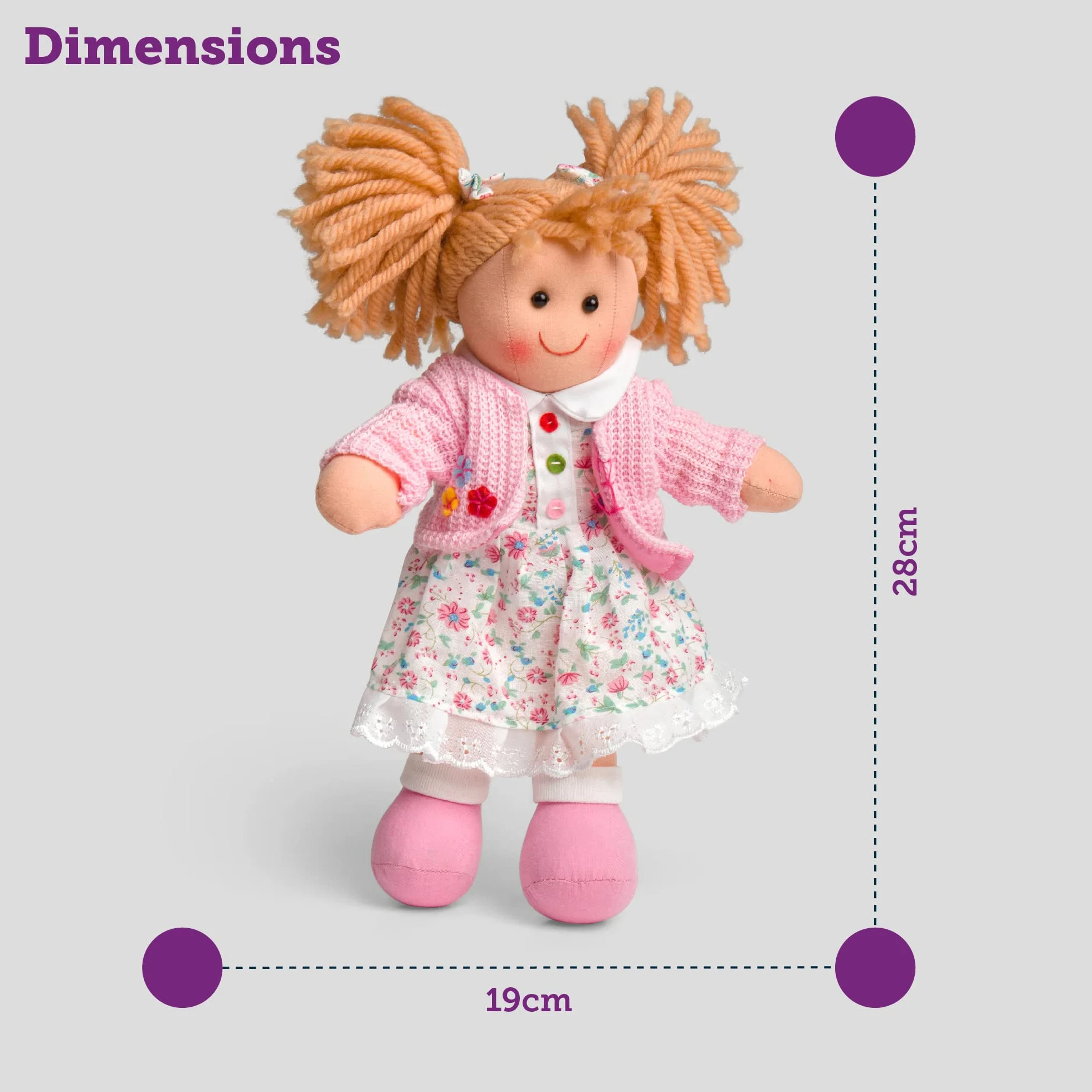 Bigjigs Toys Poppy 28cm Bambola