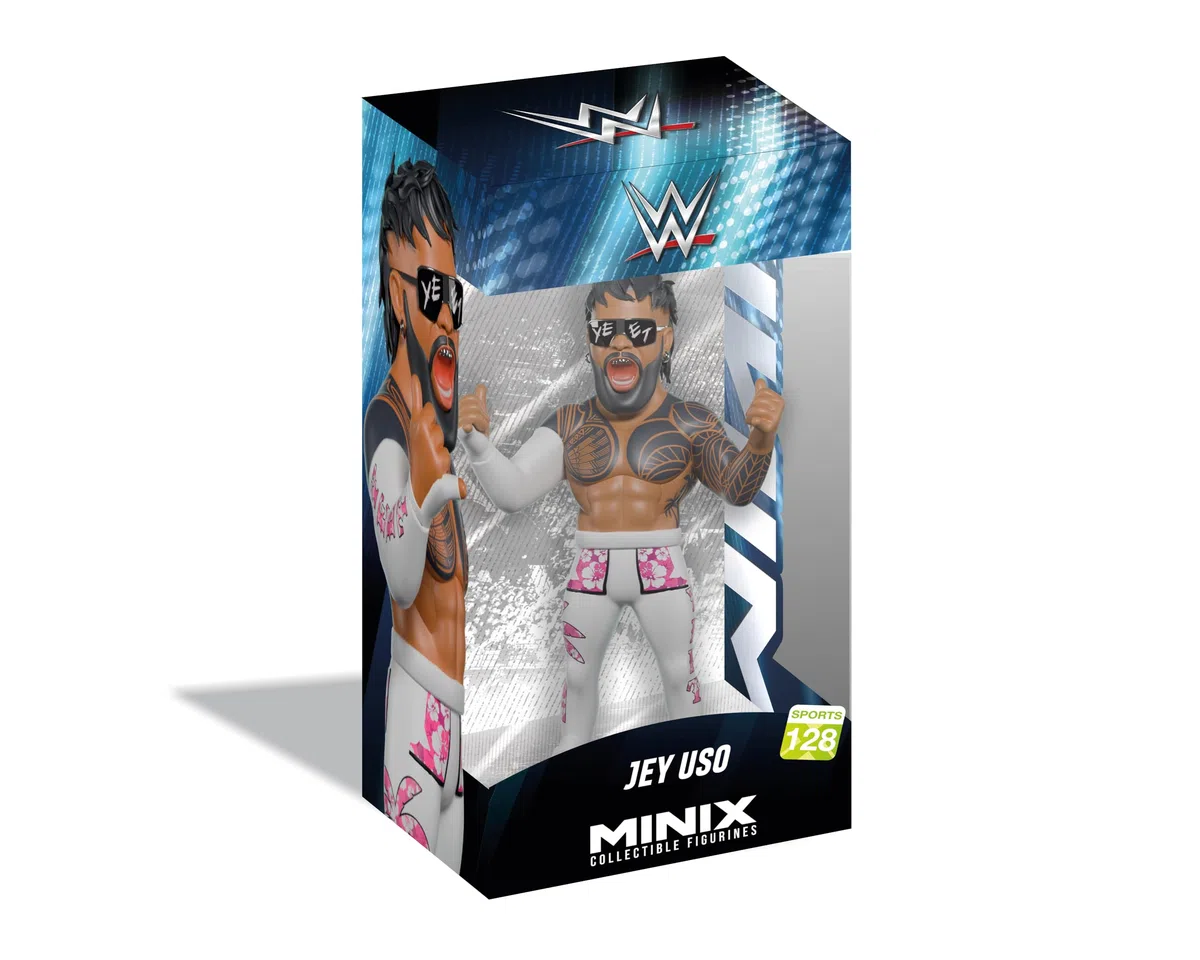 MINIX - Sports #128 - WWE - Jey Uso - Personaggio da Collezione 12 cm