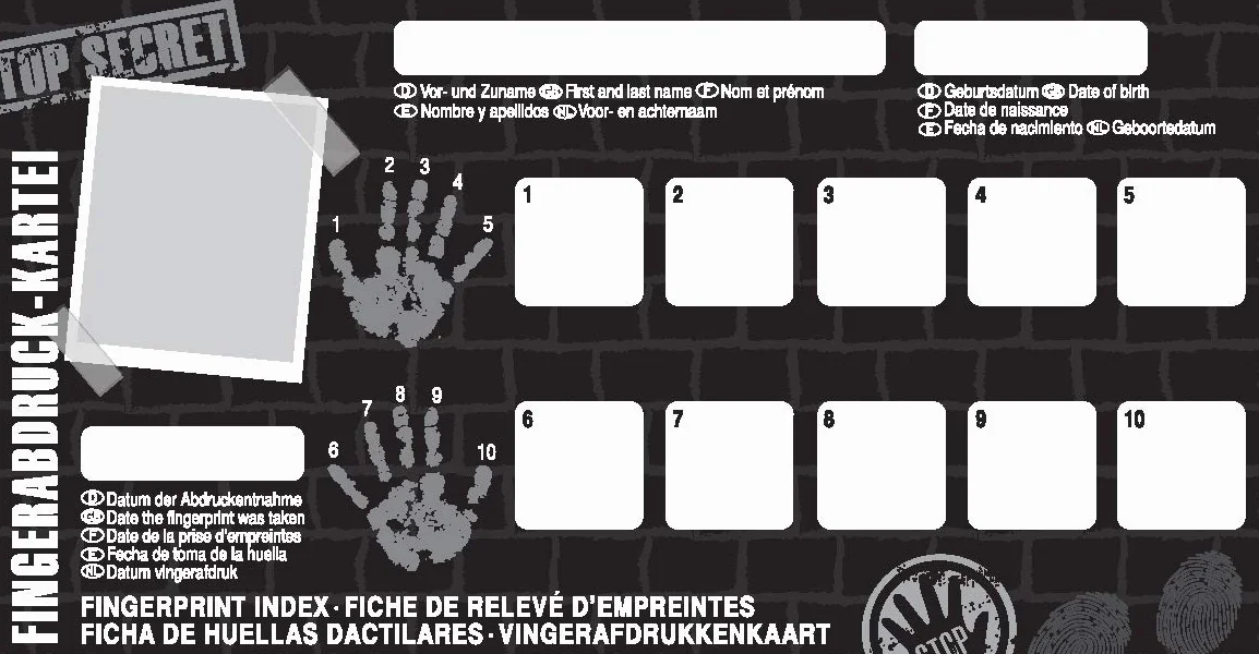 Moses. - 30711 Valigetta Top Secret per Detective - Kit di Strumenti per Agenti Segreti, 12 in 1, Colore: Nero (Lingua Italiana Non Garantita)
