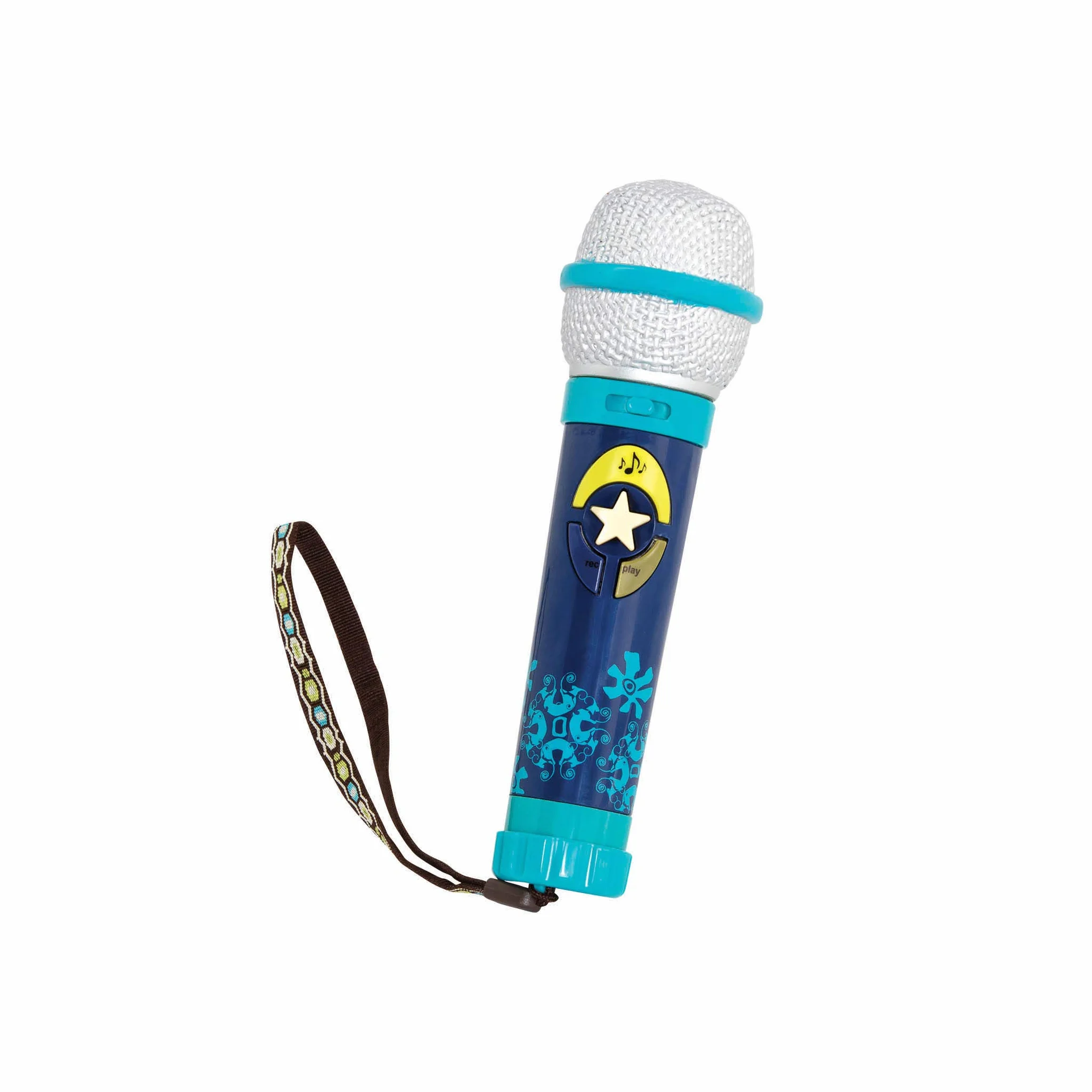 B. toys - Okideoke - Microfono per Bambini - Microfono Karaoke Giocattolo - 8 brani preregistrati - Controllo del Volume e del Tempo - 18 Mesi +