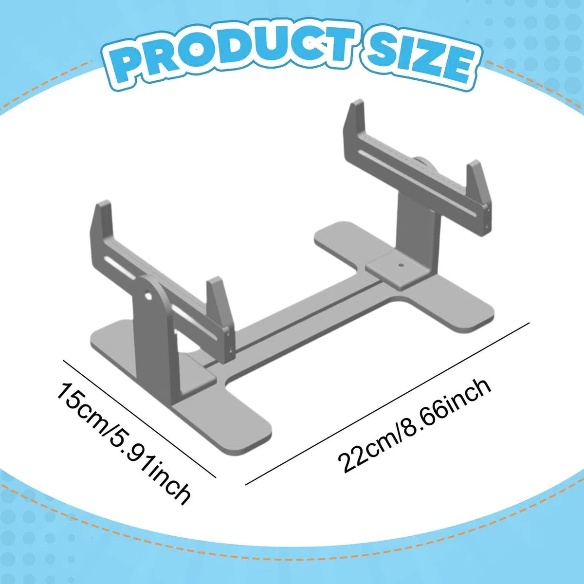 MagiDeal Supporto per modellismo navale, Supporto per modellismo navale in, Staffa Fai da Te Minimalista e Robusta, Base ausiliaria per la Costruzione e, Grigio