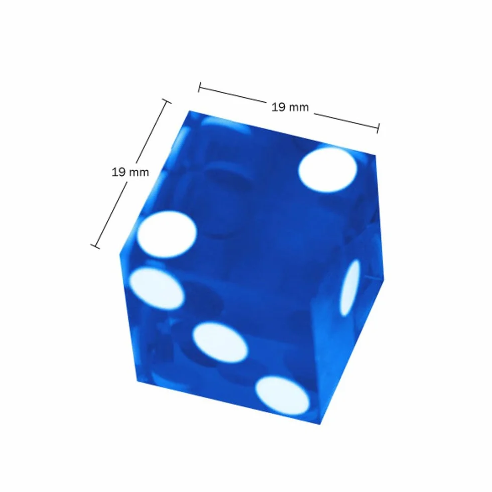Trademark Poker, Set Dadi da Casinò da 19 mm, in Serie, Grado A